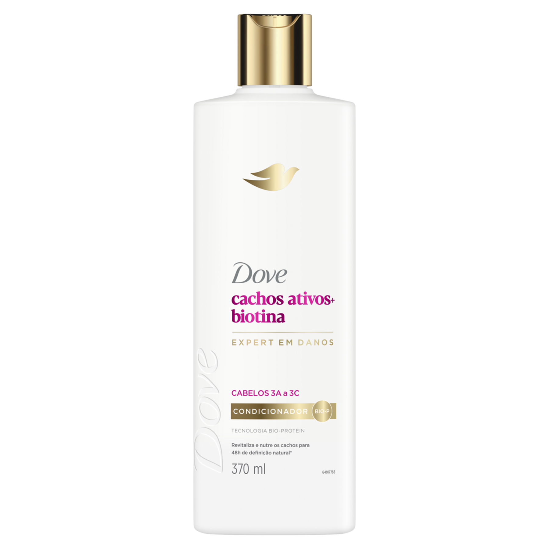 Condicionador Dove Cachos Ativos + Biotina Frasco 370ml