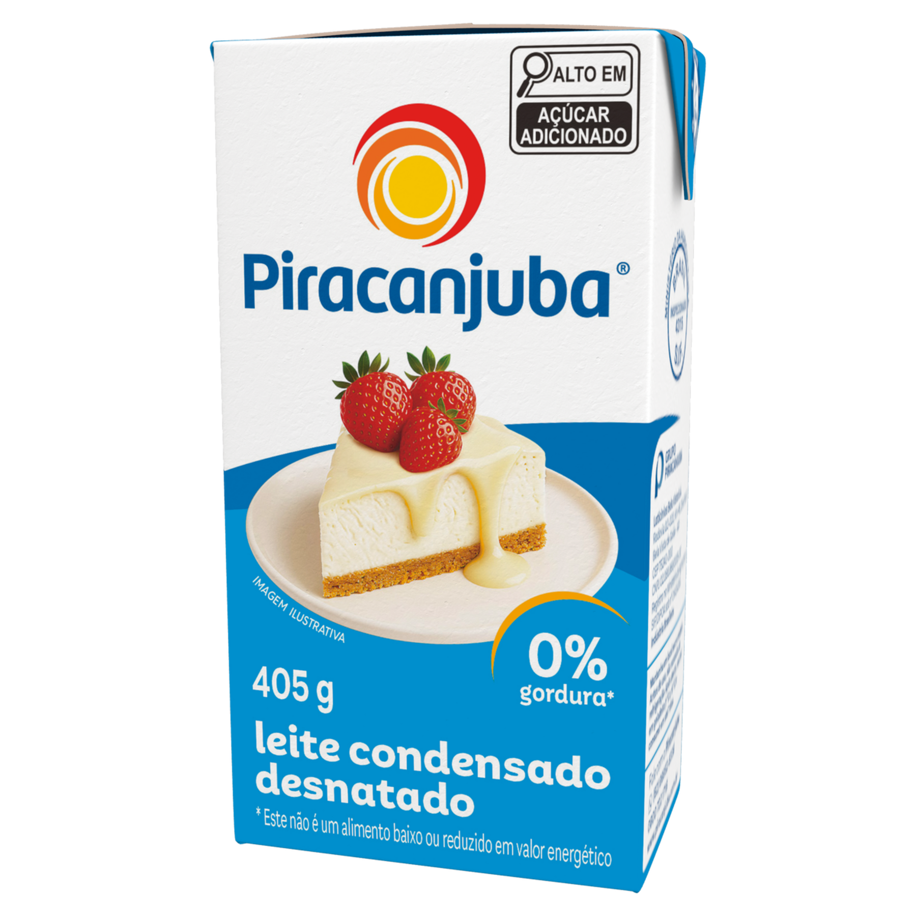 Leite Condensado Desnatado Piracanjuba Caixa 405g