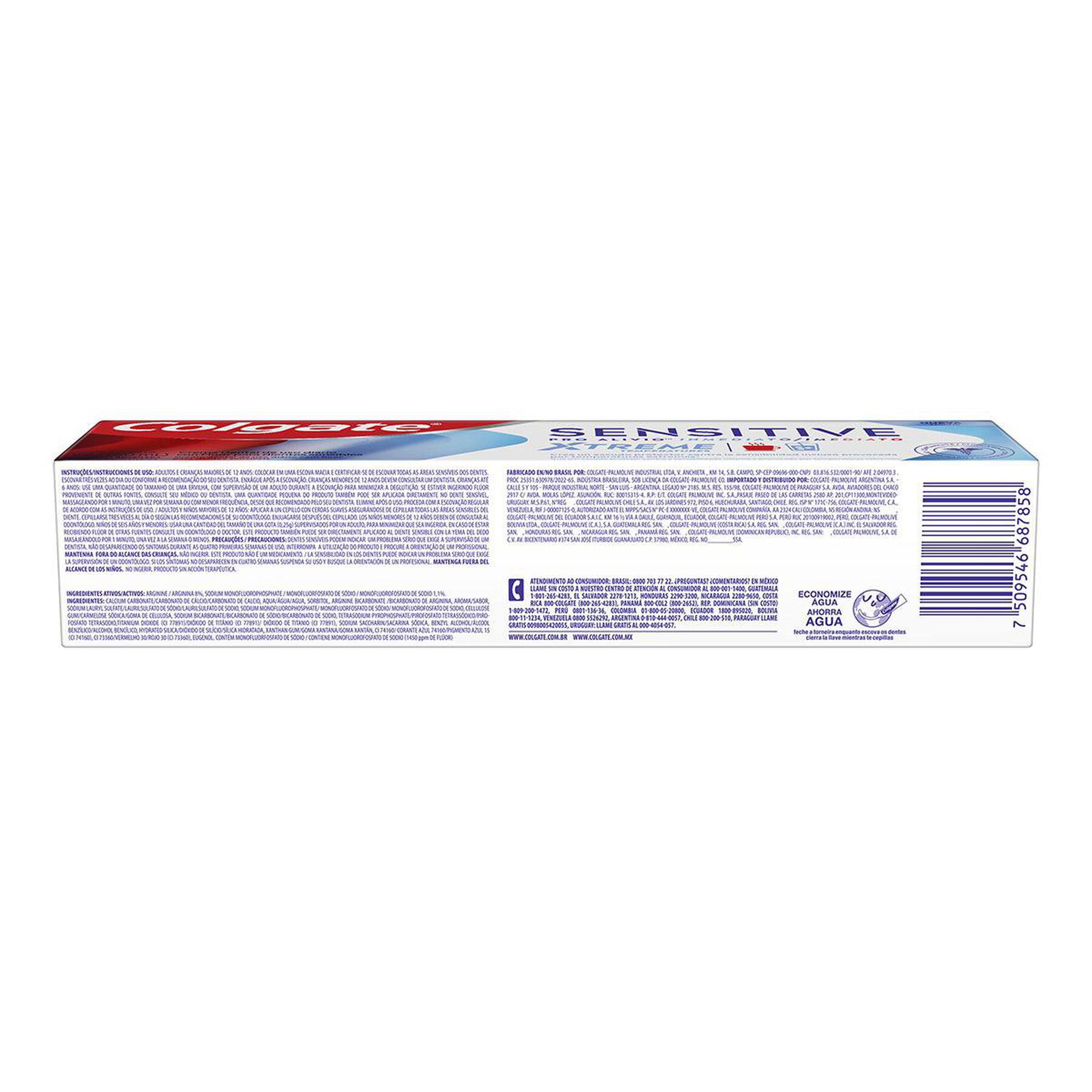 Creme Dental Para Sensibilidade Colgate Sensitive Pro Alívio Imediato Xtreme Temperatures 90g