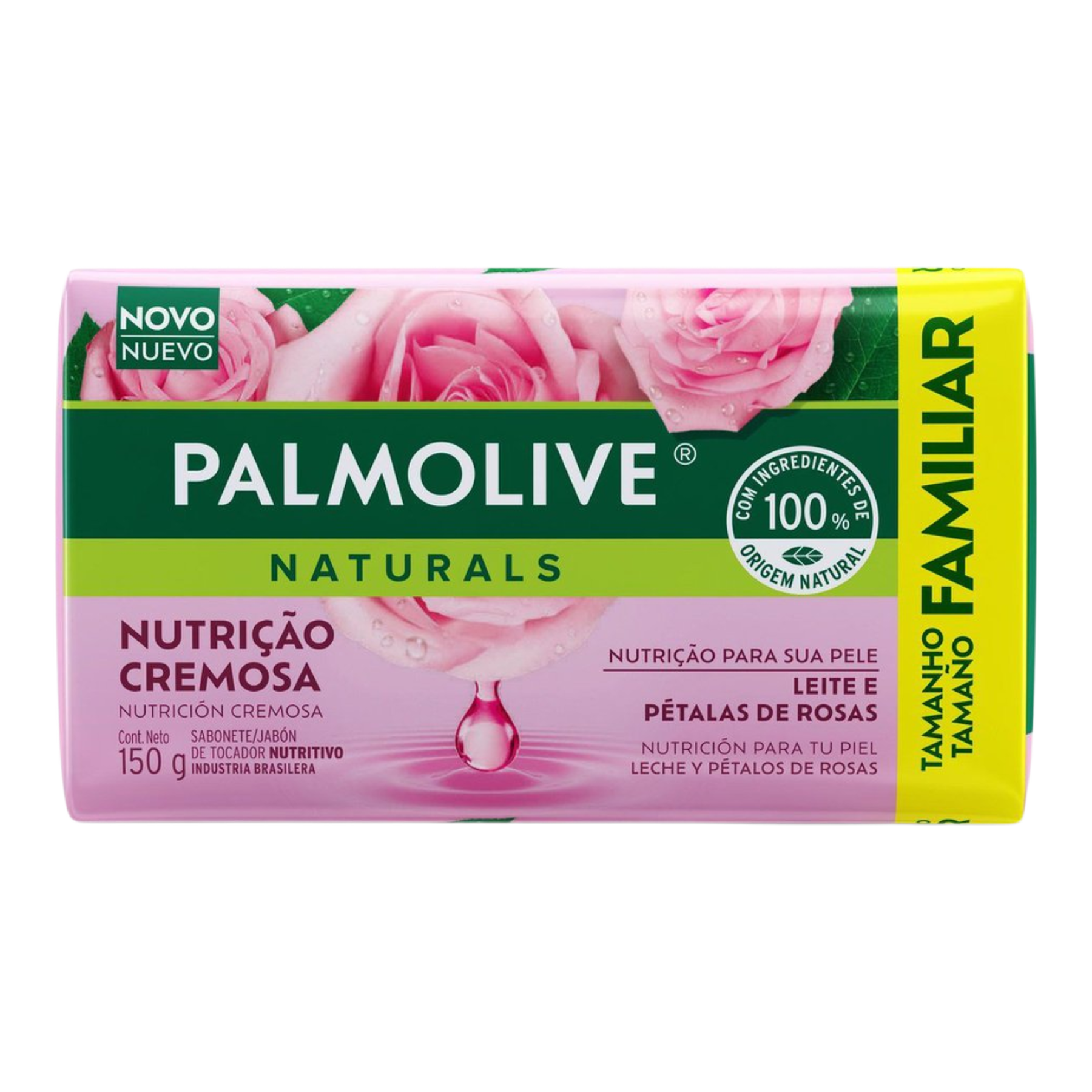 Sabonete Barra Palmolive Naturals Nutri&ccedil;&atilde;o Cremosa Envolt&oacute;rio 150g