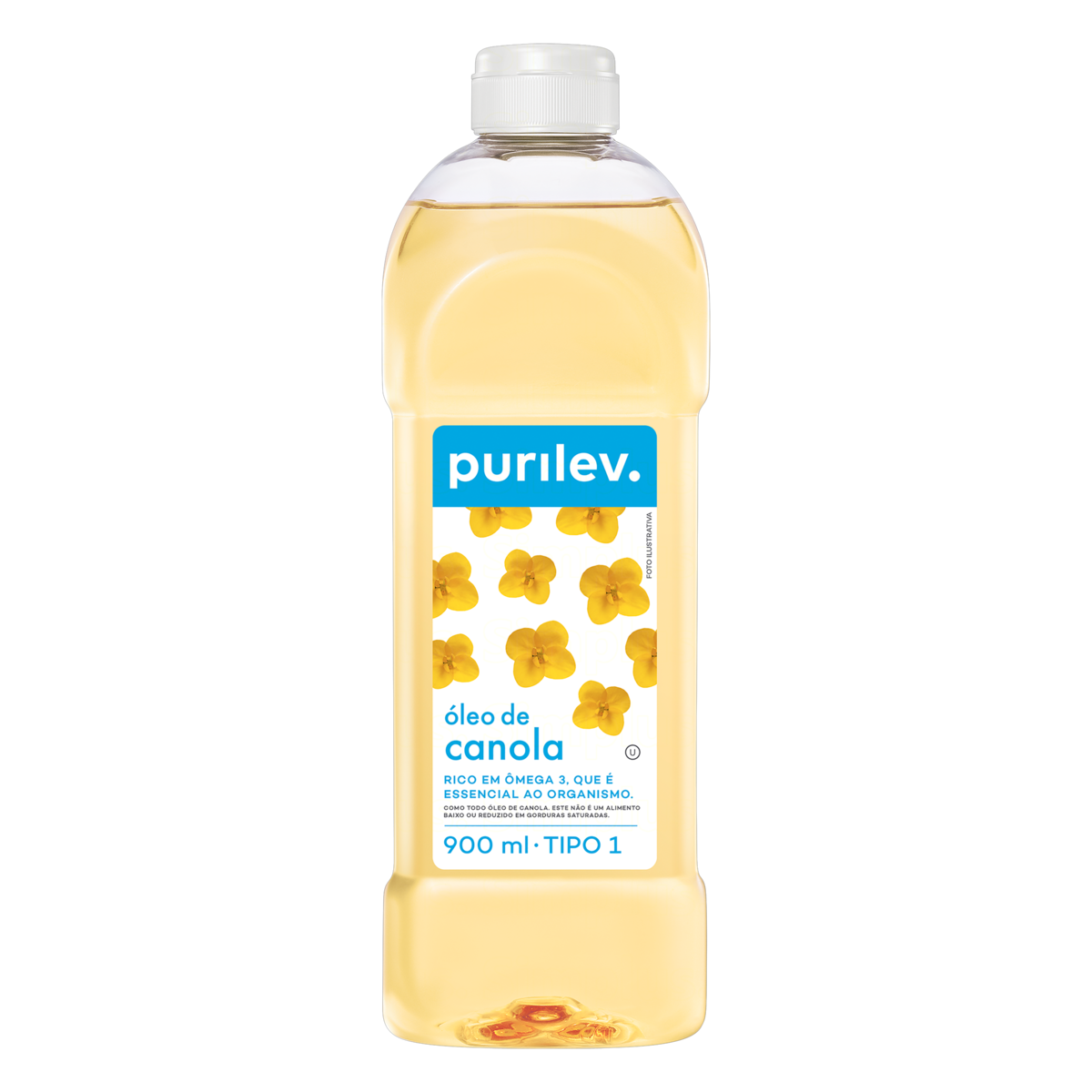&Oacute;leo de Canola Tipo 1 Purilev Garrafa 900ml&nbsp;