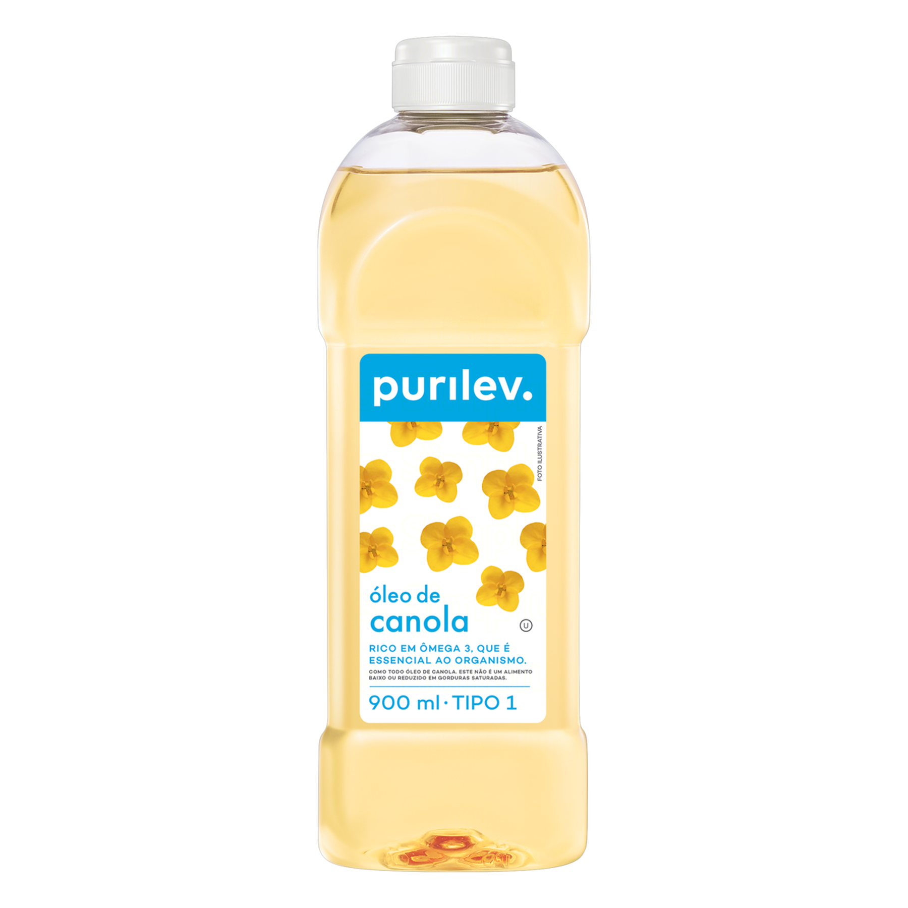 &Oacute;leo de Canola Tipo 1 Purilev Garrafa 900ml&nbsp;