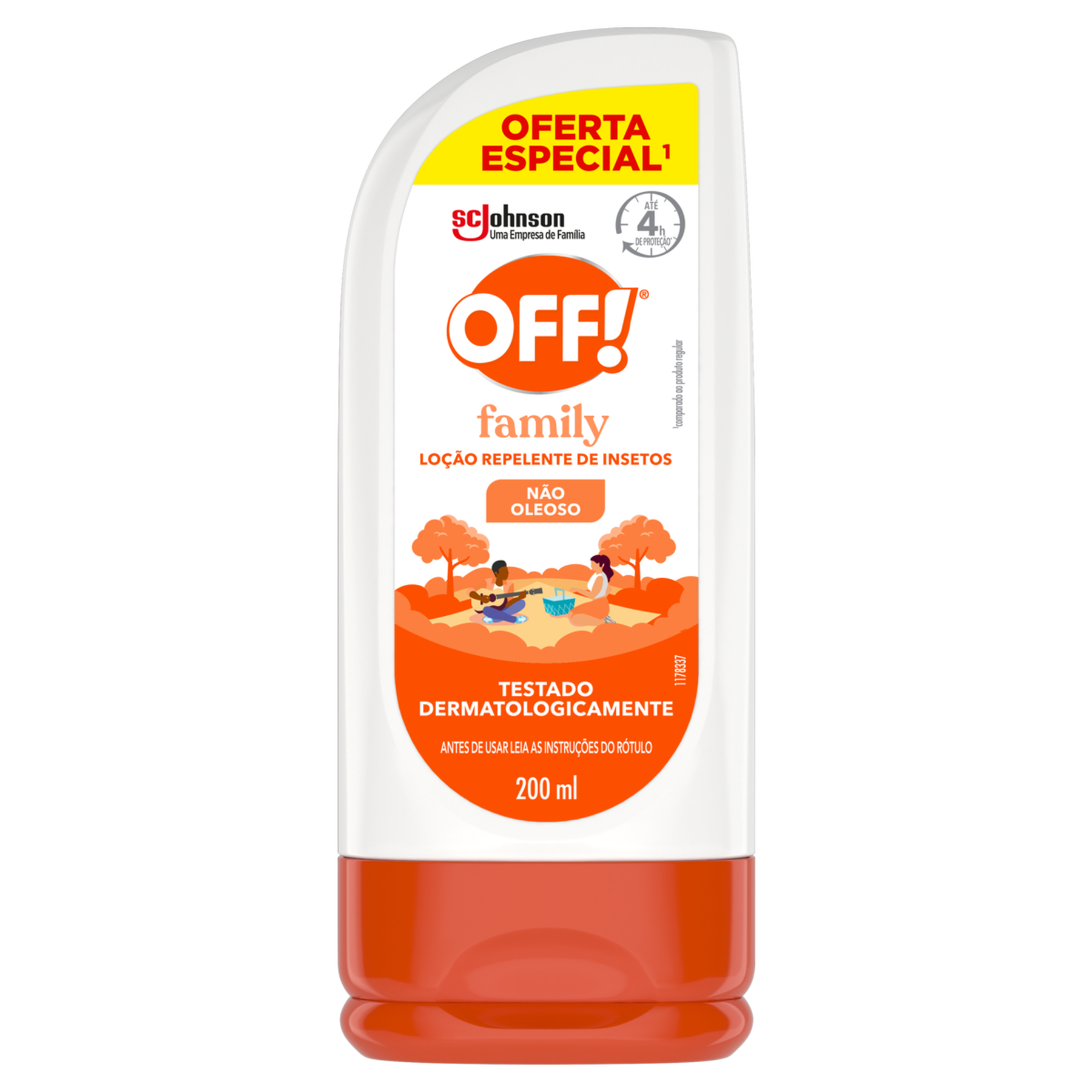 Repelente Loção Off! Family Squeeze 200ml Oferta Especial