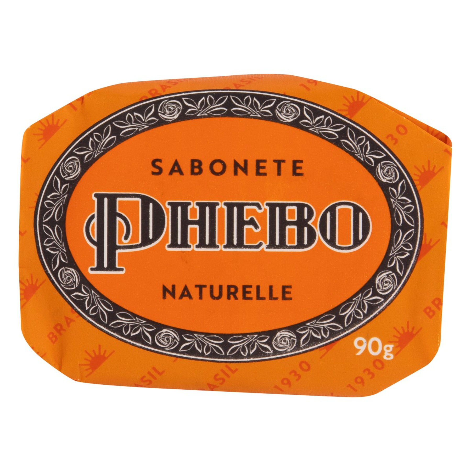 Sabonete Barra Glicerina Naturelle Phebo Envolt&oacute;rio 90g
