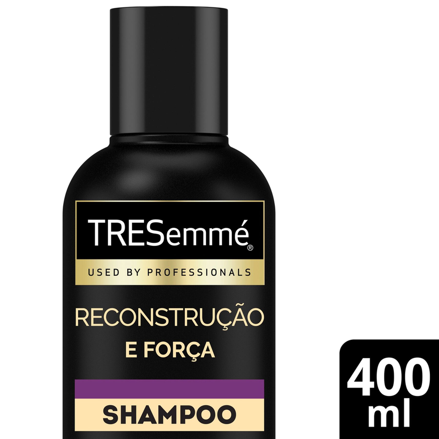 Shampoo Reconstru&ccedil;&atilde;o e For&ccedil;a Frasco Tresemm&eacute; 400ml