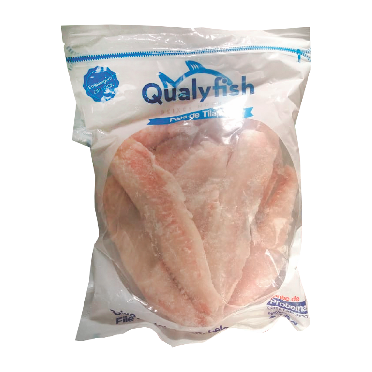 Fil&eacute; Til&aacute;pia Congelado Qualyfish 800g