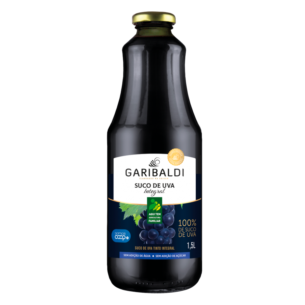 Suco Integral Uva Tinto Garibaldi Garrafa 1,5l&nbsp;