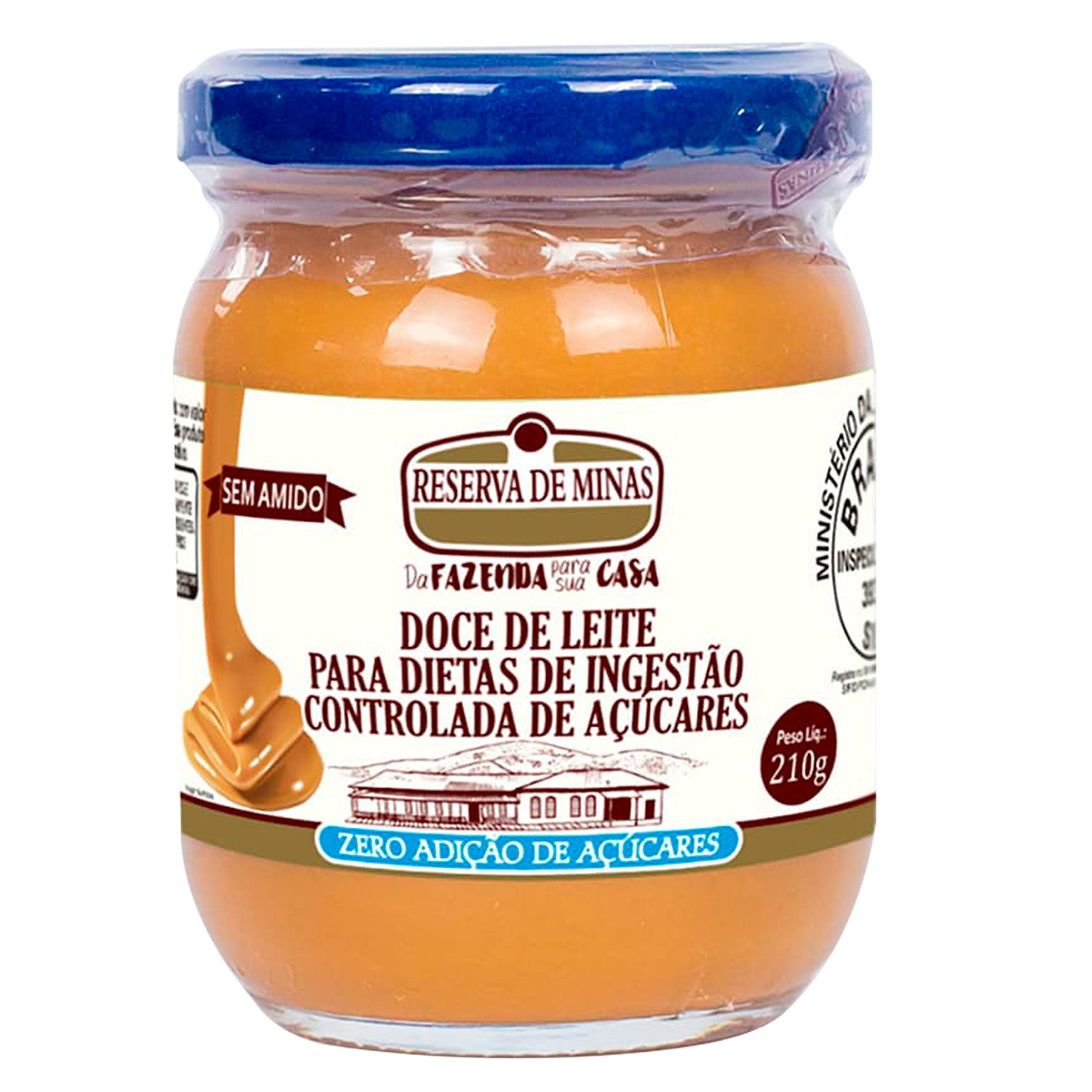 Doce Leite Diet Reserva Minas 210g