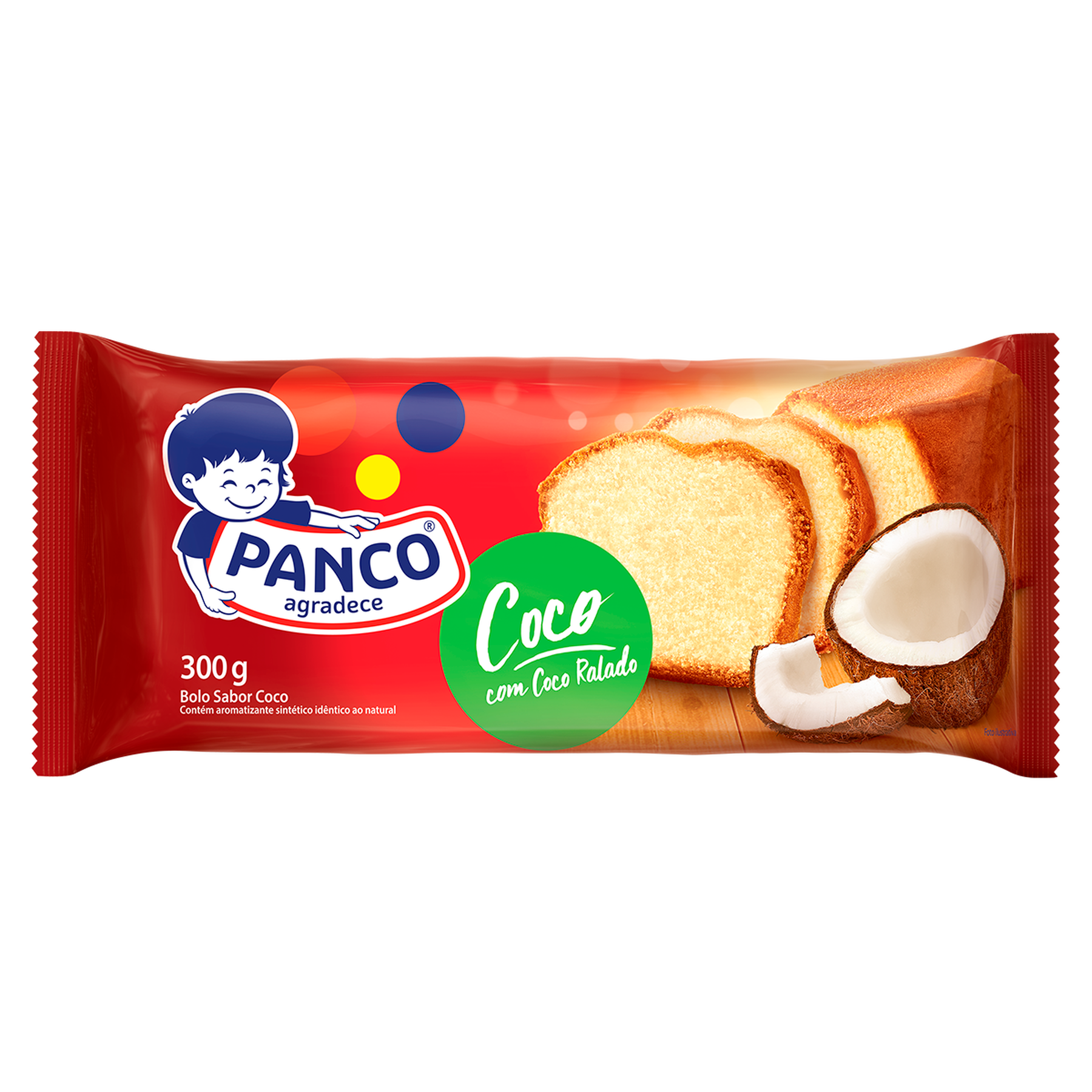 Bolo Coco Panco Pacote 300g