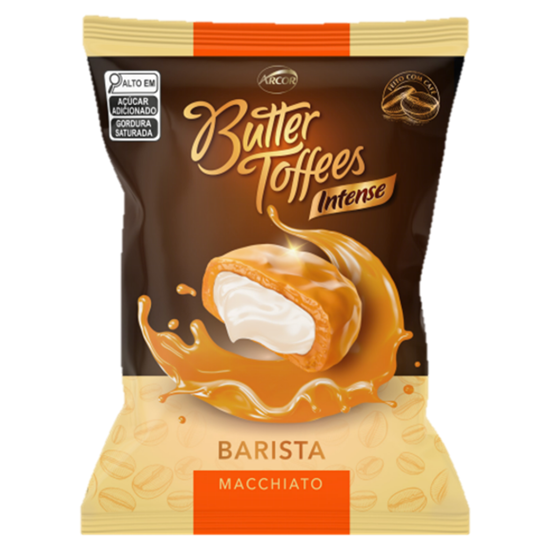 Bala Barista Macchiato Butter Toffees Intense Pacote 90g