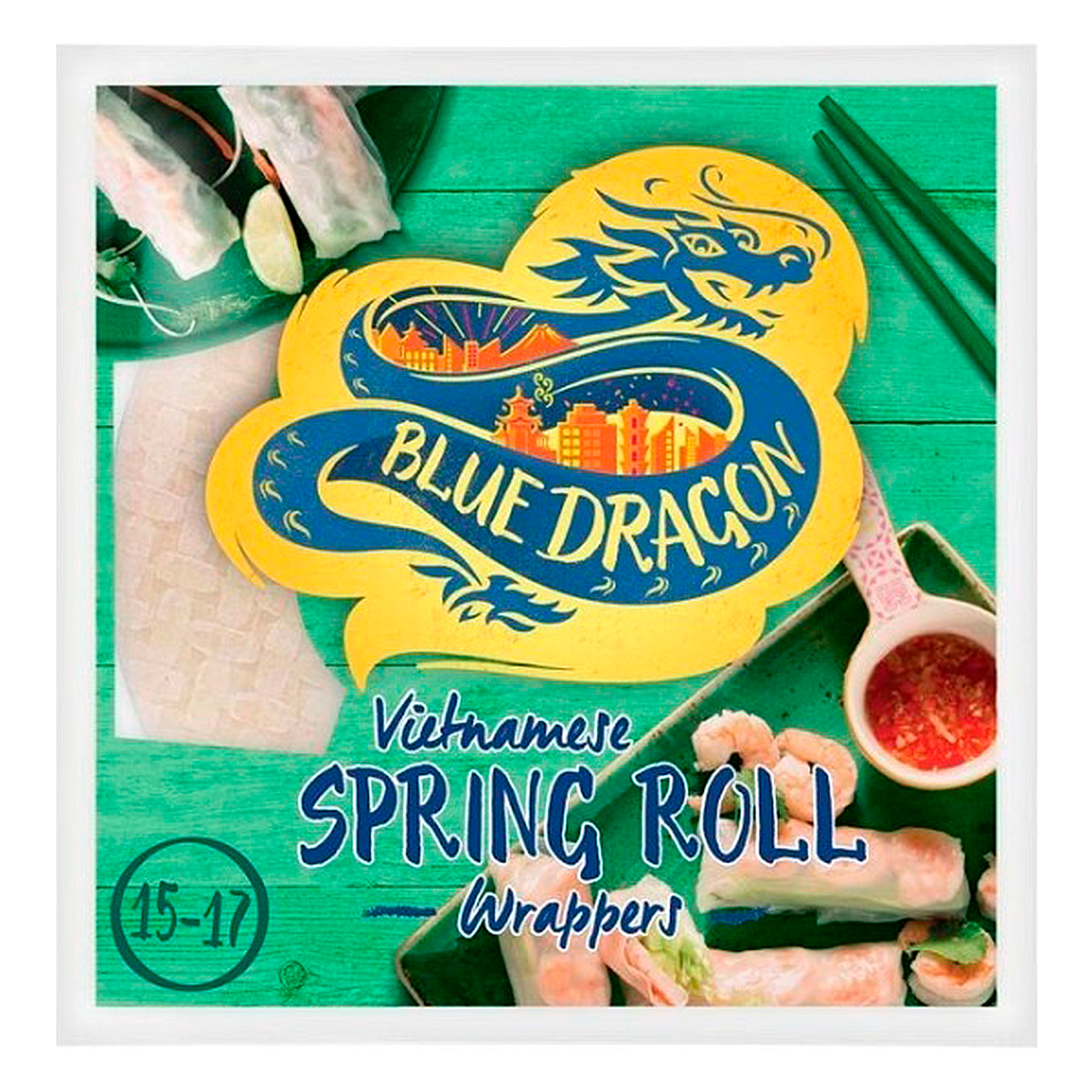 Folha de Arroz Blue Dragon 134g