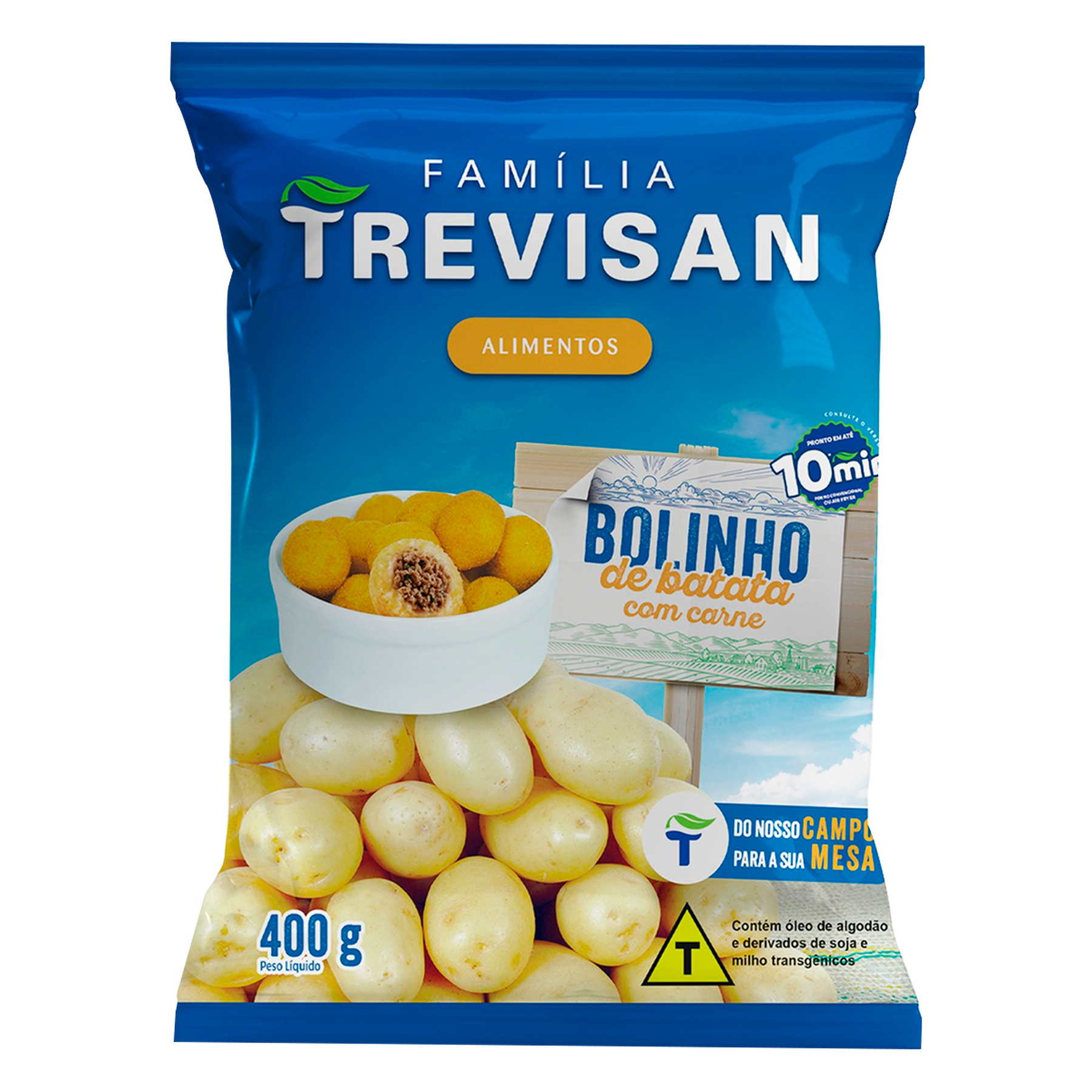 Bolinho de Batata com Carne Trevisan Pacote 400g