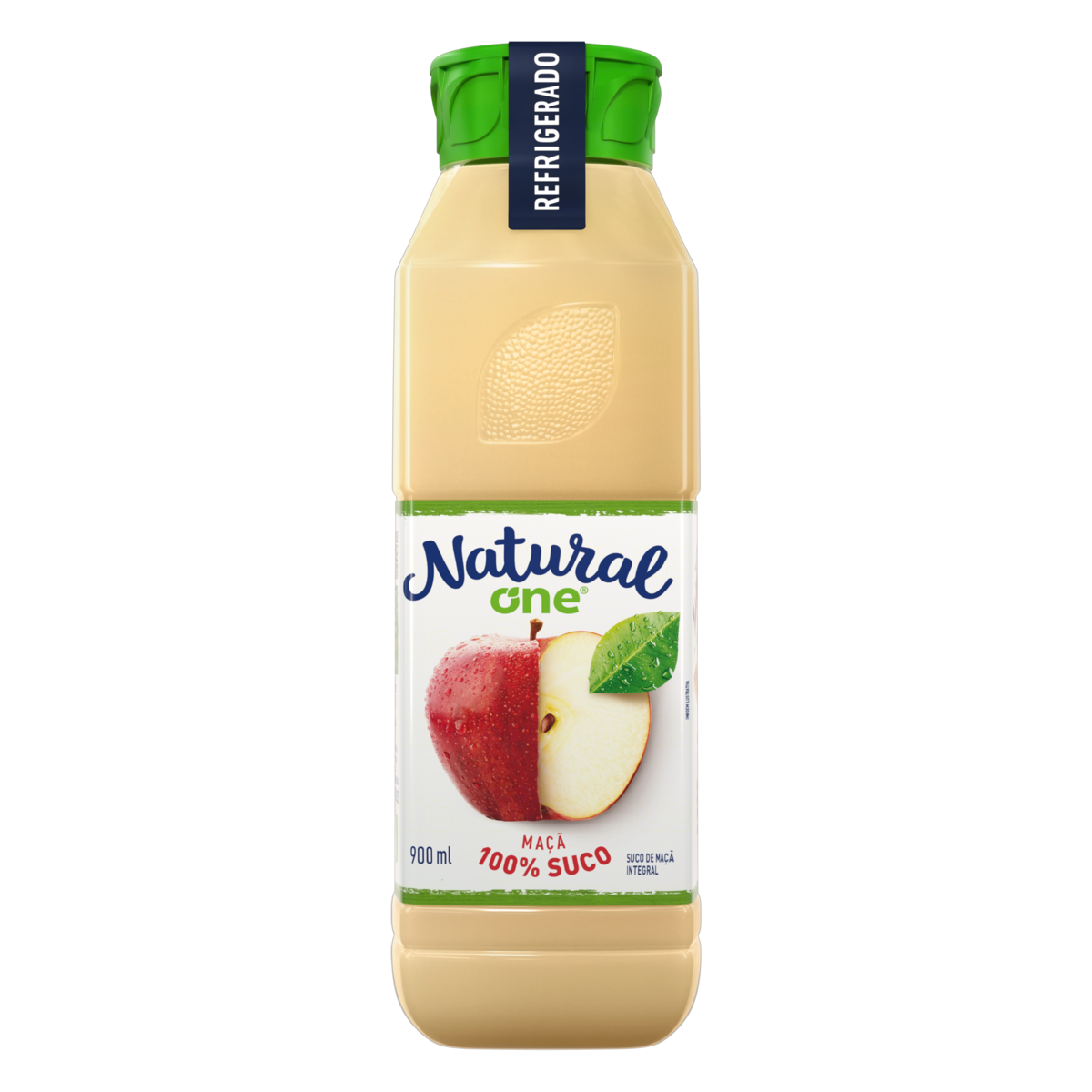Suco Integral Ma&ccedil;&atilde; Natural One Refrigerado Garrafa 900ml