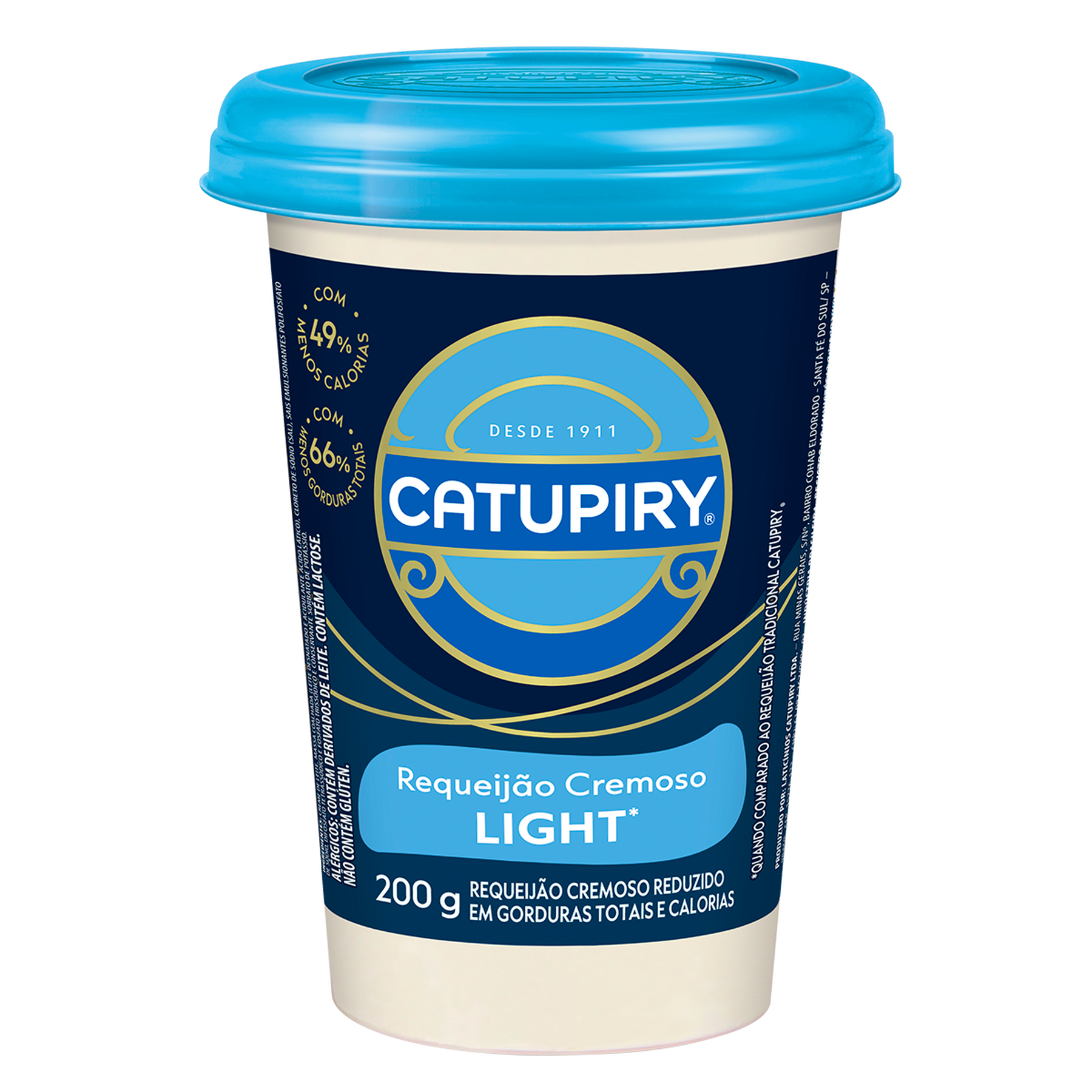 Requeij&atilde;o Cremoso Light Catupiry Copo 200g&nbsp;