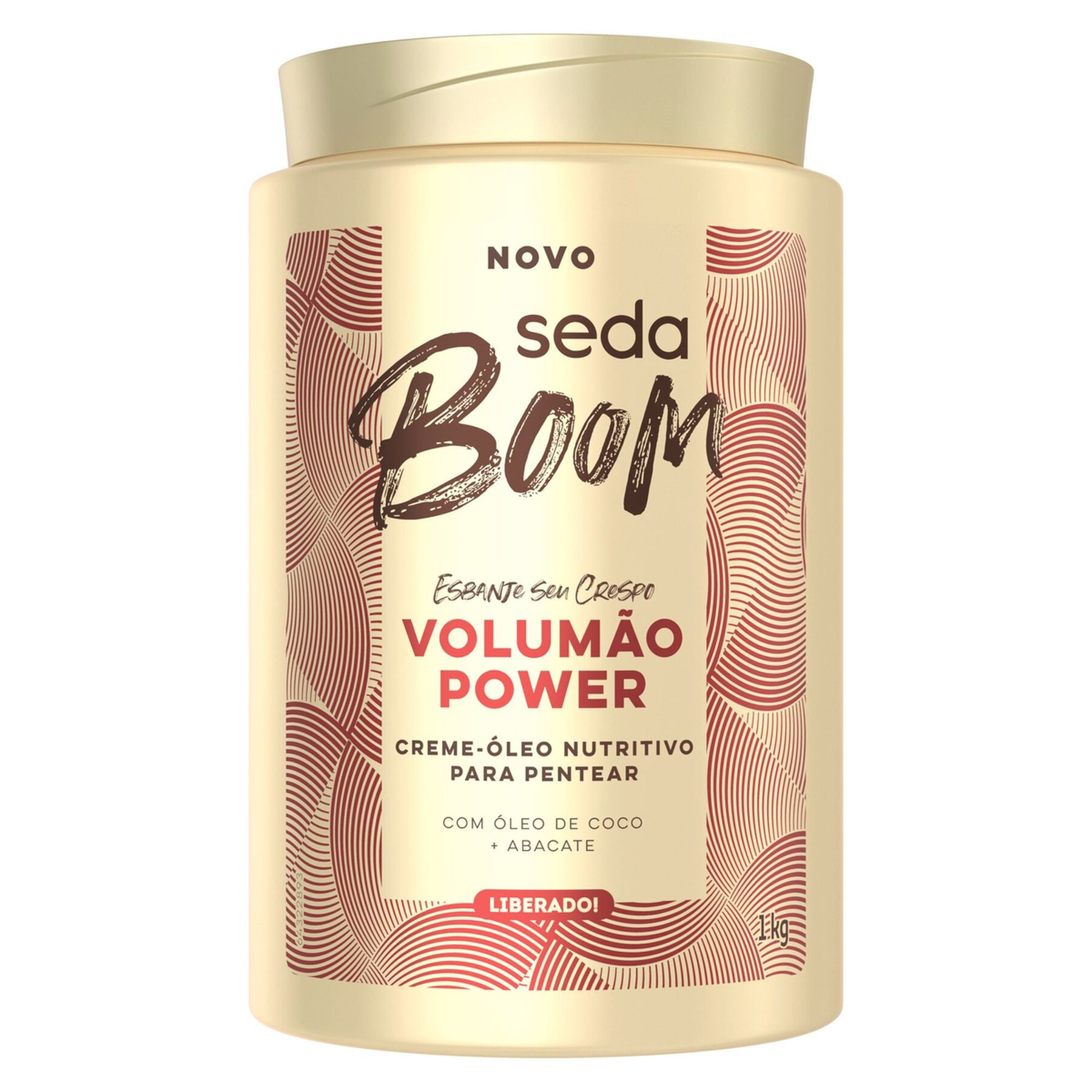 Creme para Pentear Seda Boom Volumão Power 1kg