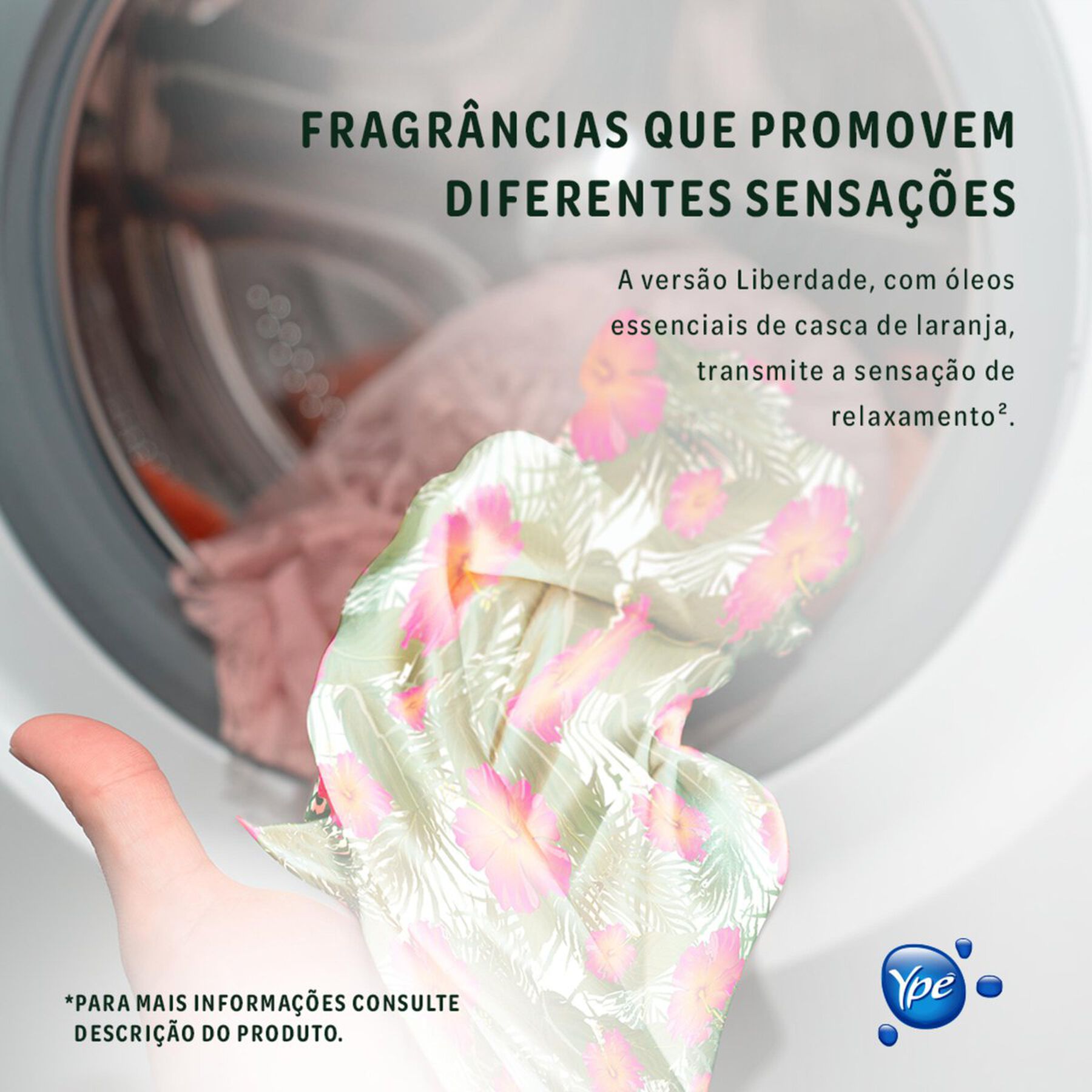 Amaciante de Roupa Concentrado Liberdade Ypê Alquimia Frasco 500ml