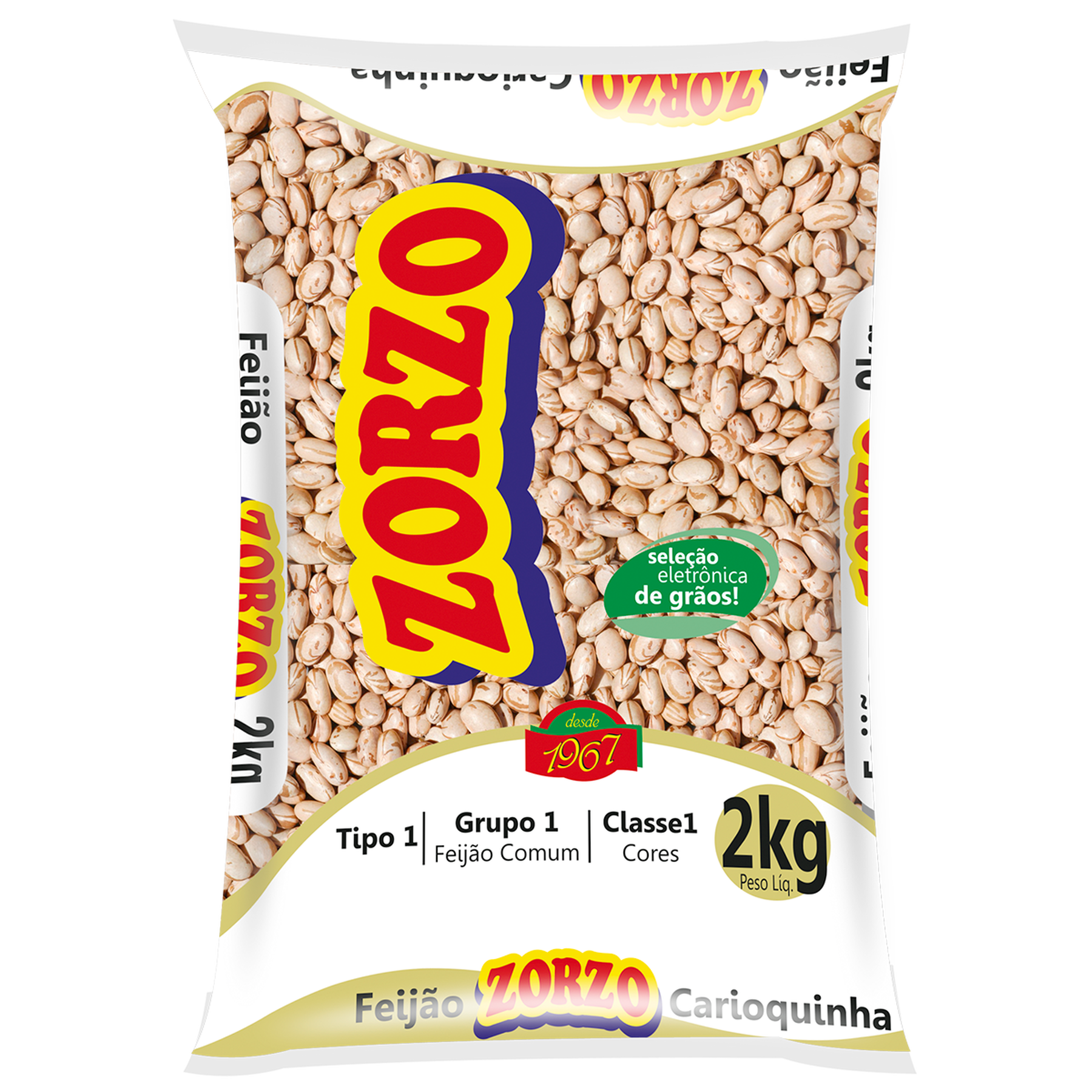 Feij&atilde;o Carioca Zorzo 2kg