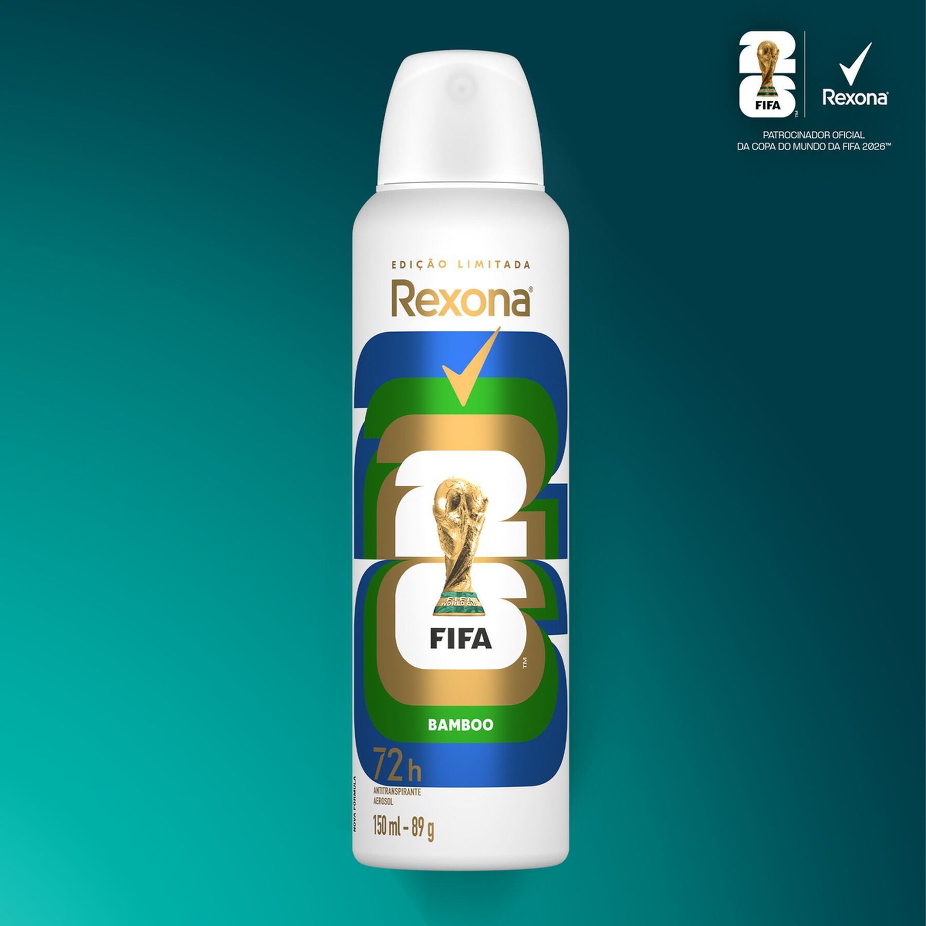 Antitranspirante Aerossol Bamboo Rexona 150ml