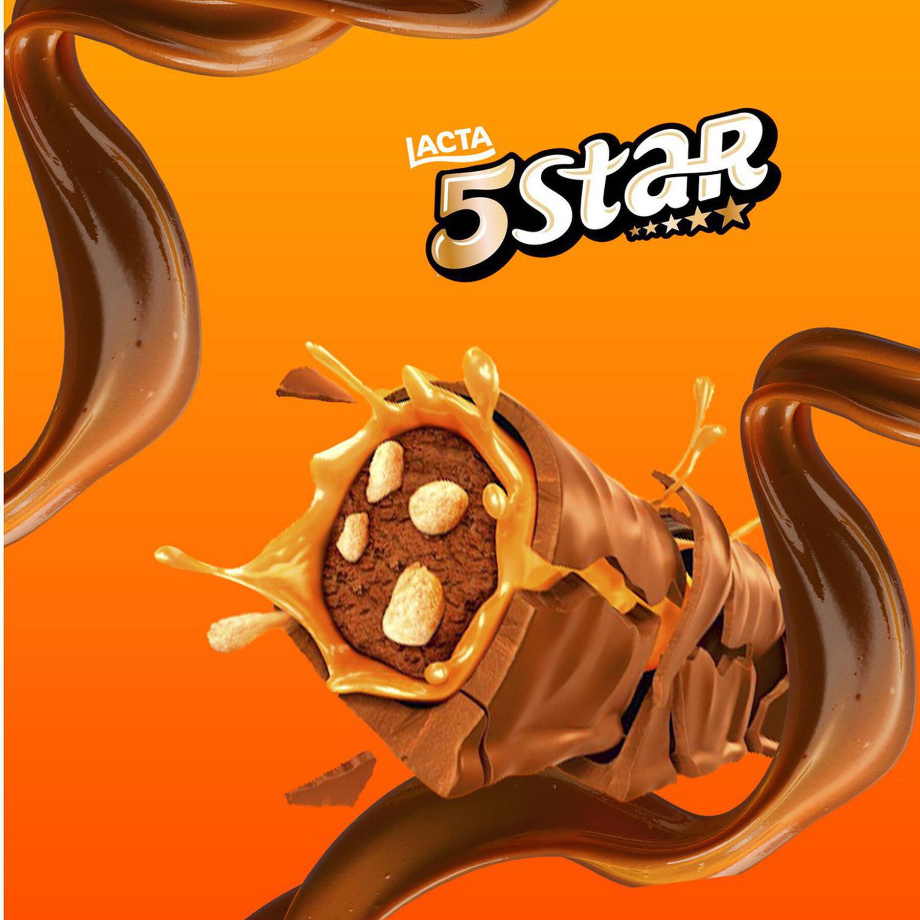 Bombom 5Star Lacta Pacote 40g