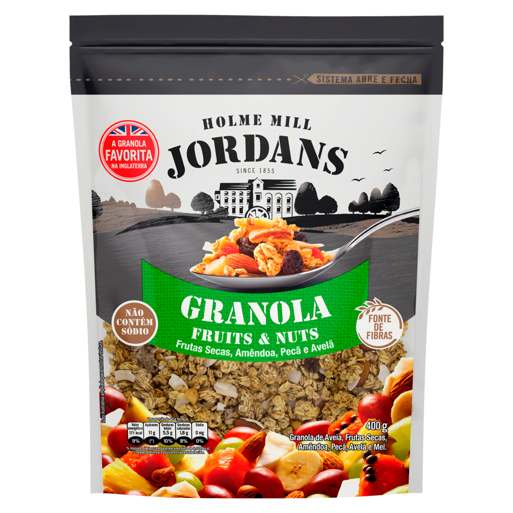 Granola Jordans Fruits Nuts 400g