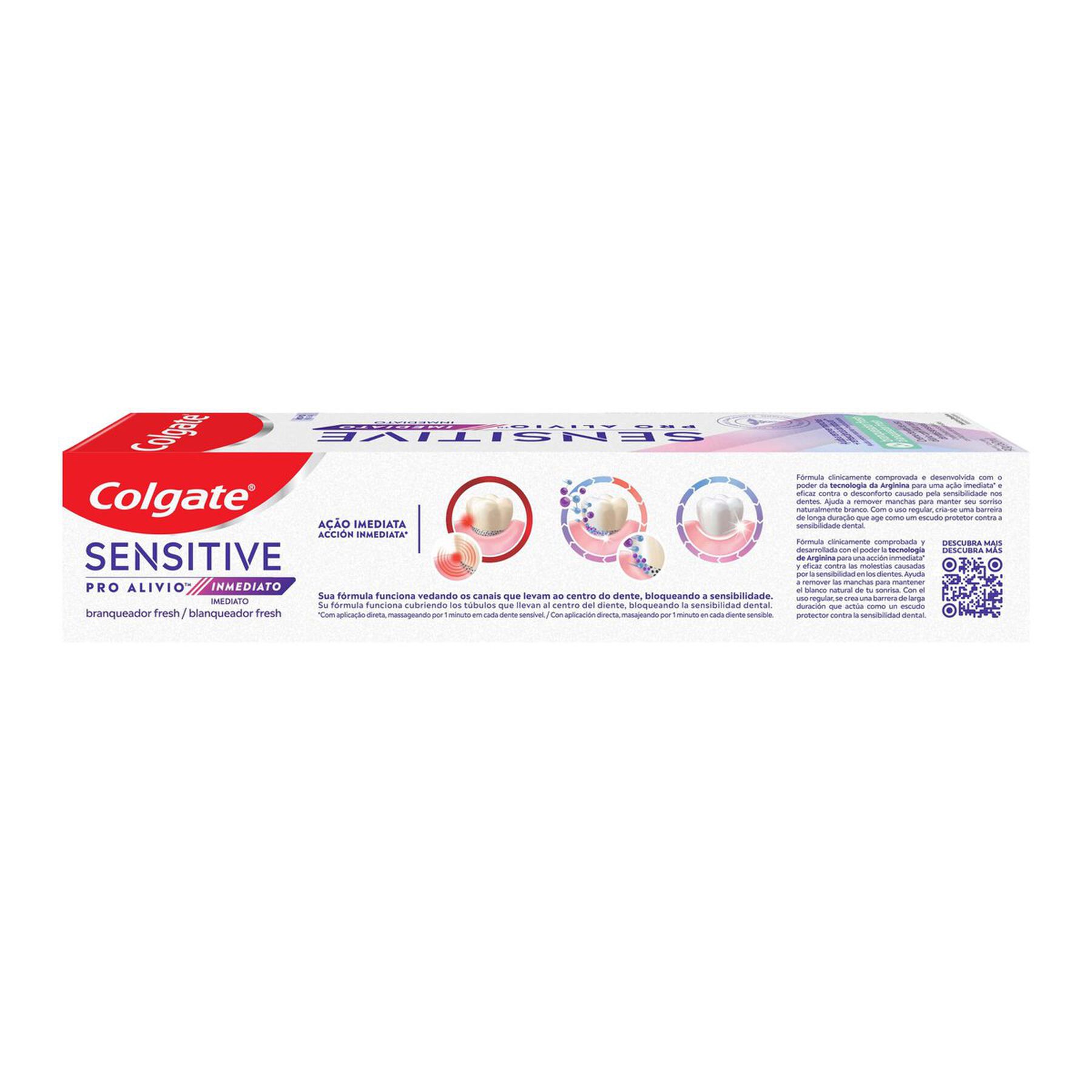 Creme Dental Para Sensibilidade Colgate Sensitive Pro Alívio Imediato Braqueador Fresh 90g