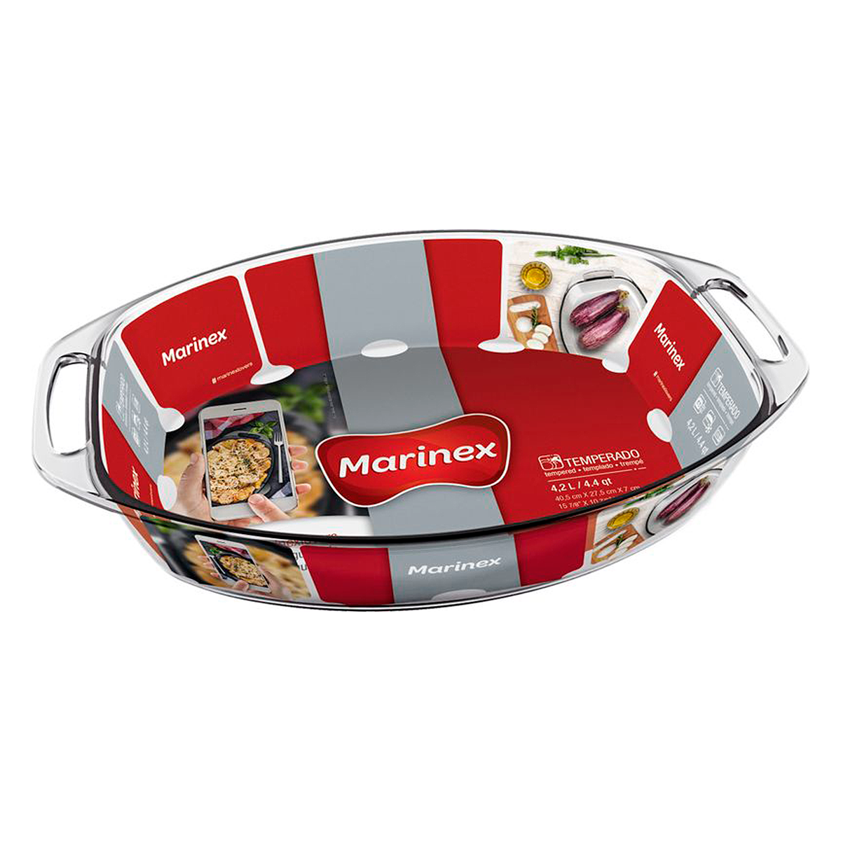 Assadeira Oval Seletta Marinex 4,2l