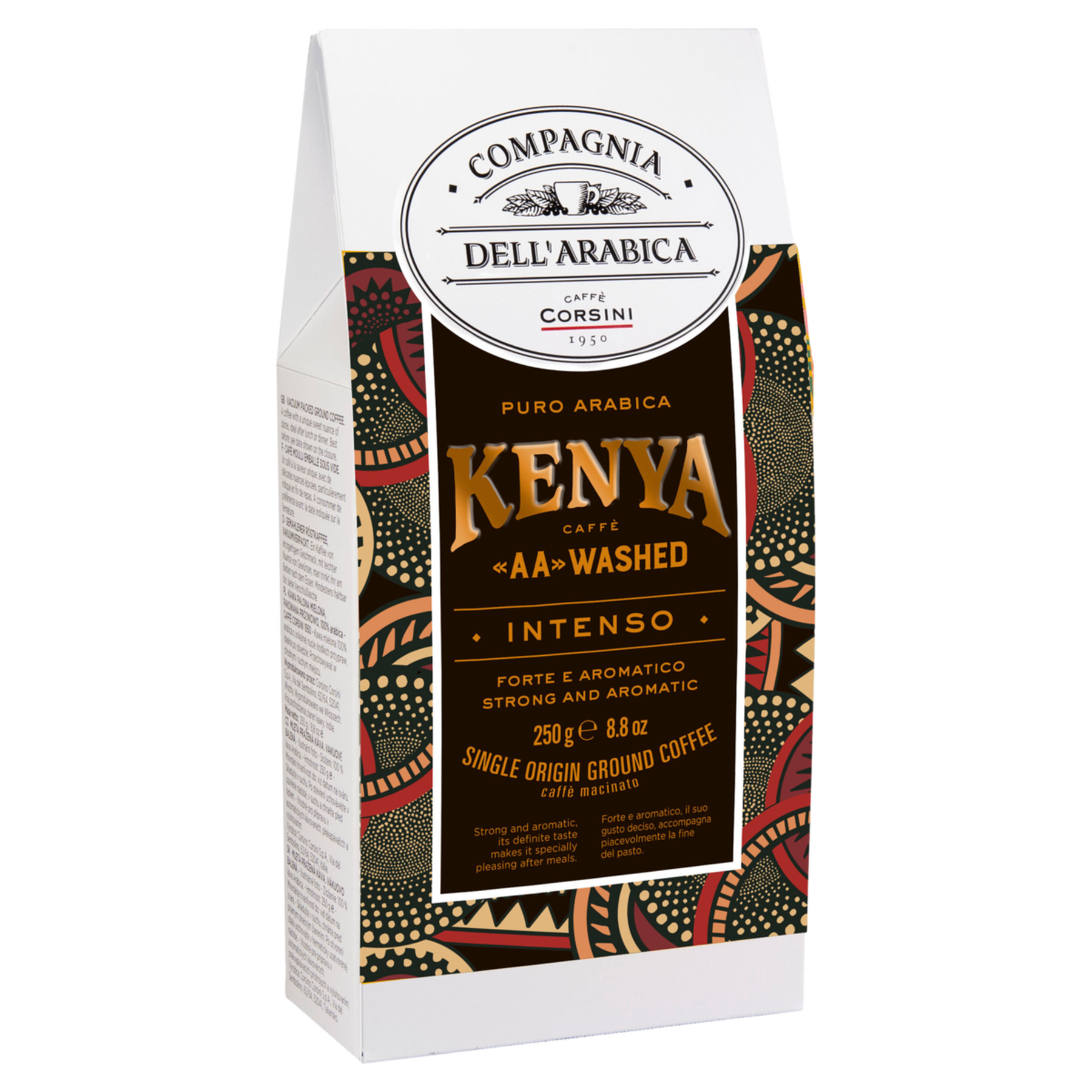 Caf&eacute; Torrado e Mo&iacute;do Kenya Compagnia Dell'Arabica Caixa 250g