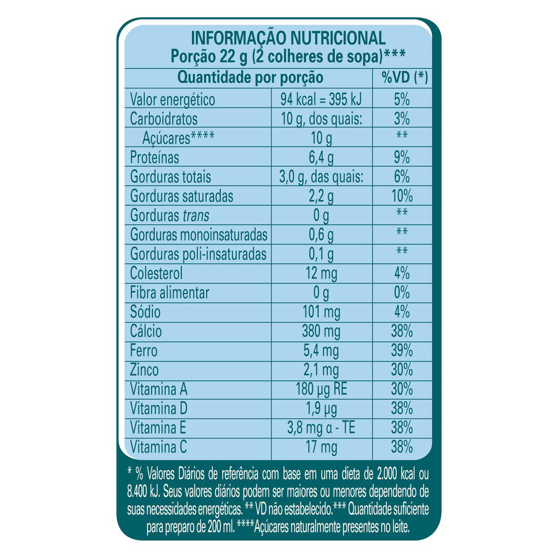Leite em Pó Instantâneo Semidesnatado Levinho Ninho Forti+ Nestlé Lata 350g