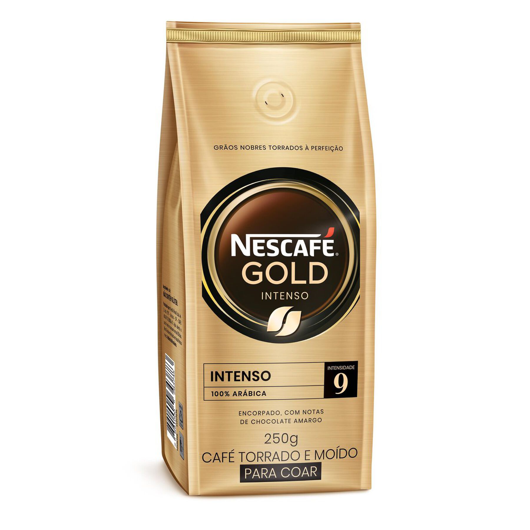 Caf&eacute; Torrado e Mo&iacute;do Intenso Nescaf&eacute; Gold Pacote 250g