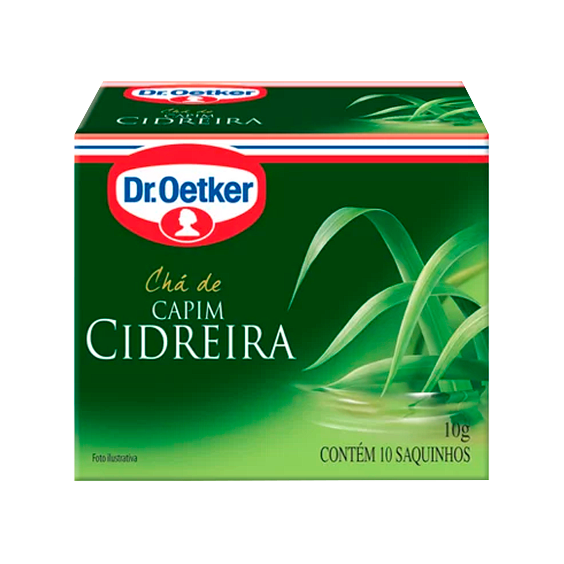 Chá de Capim Cidreira Dr. Oetker 10g C/10 Unidades