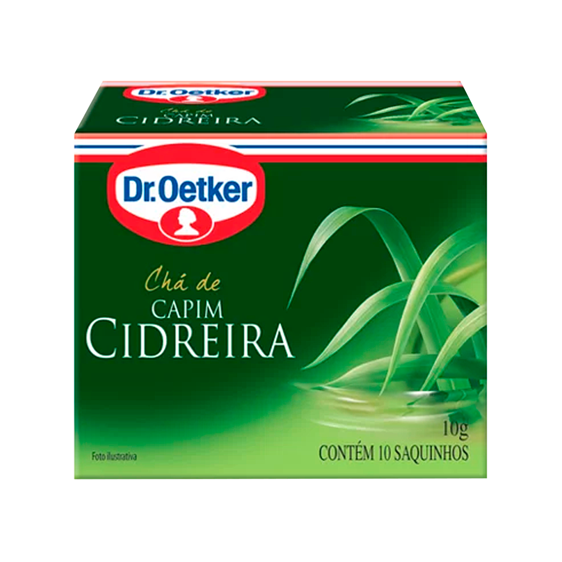 Ch&aacute; de Capim Cidreira Dr. Oetker 10g C/10 Unidades
