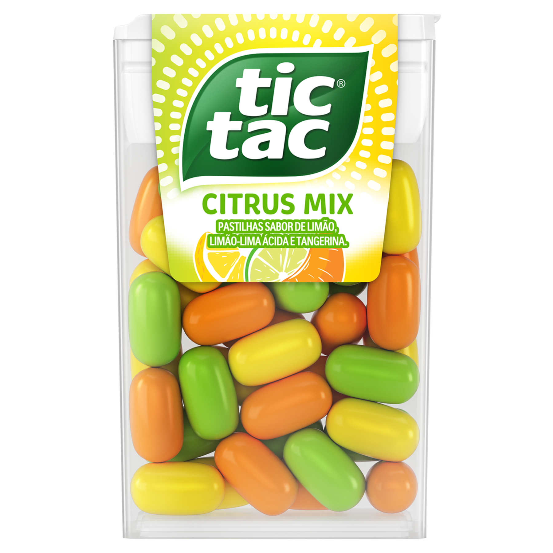 Pastilha Citrus Mix Tic Tac Caixa 14,5g