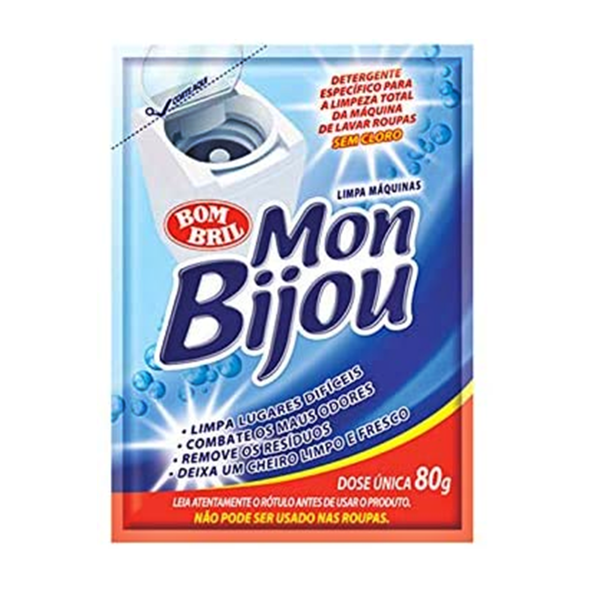 Limpador para M&aacute;quina de Lavar Monbijou 80g