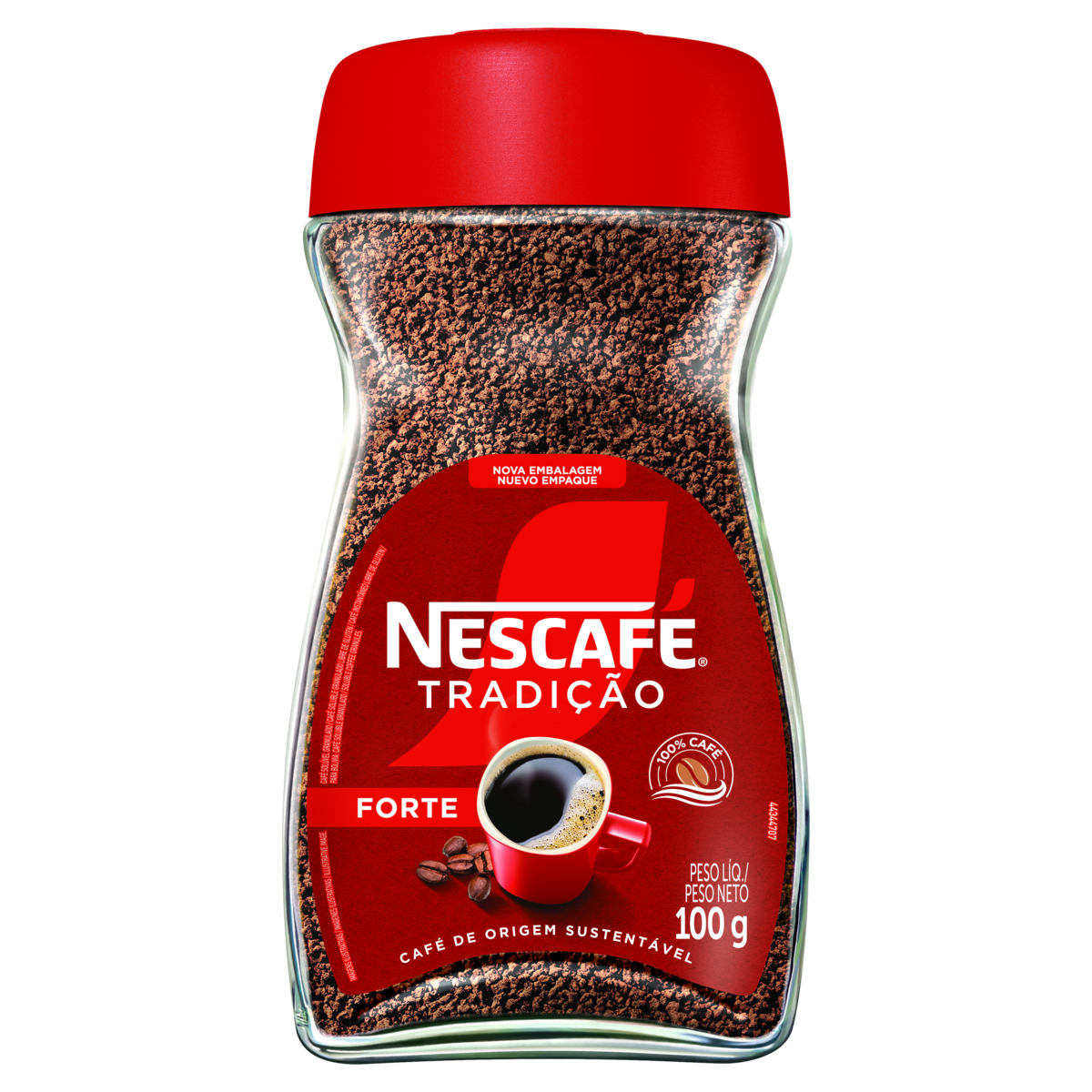Caf&eacute; Sol&uacute;vel Nescaf&eacute; Tradi&ccedil;&atilde;o 100g