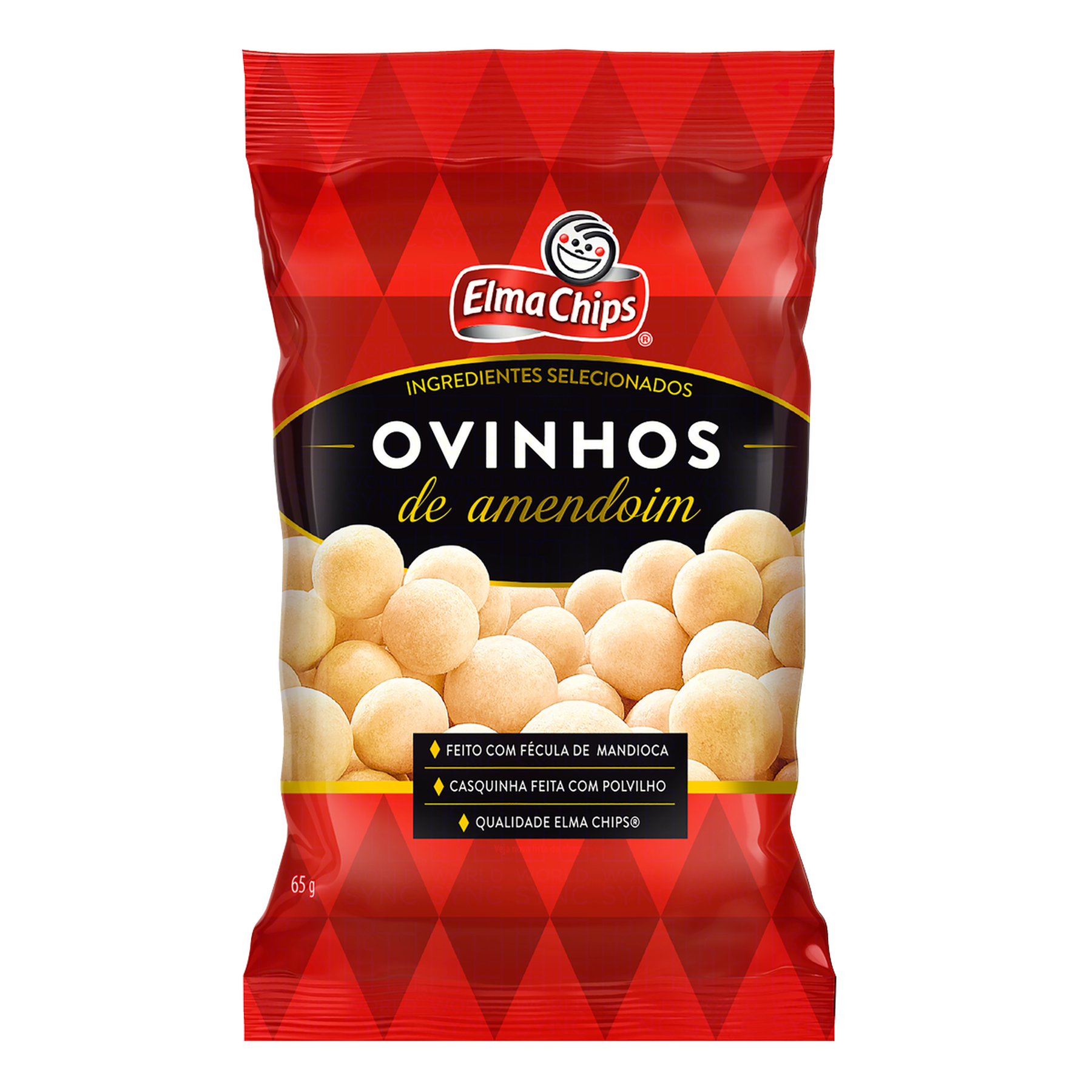 Ovinhos de Amendoim Elma Chips Pacote 65g