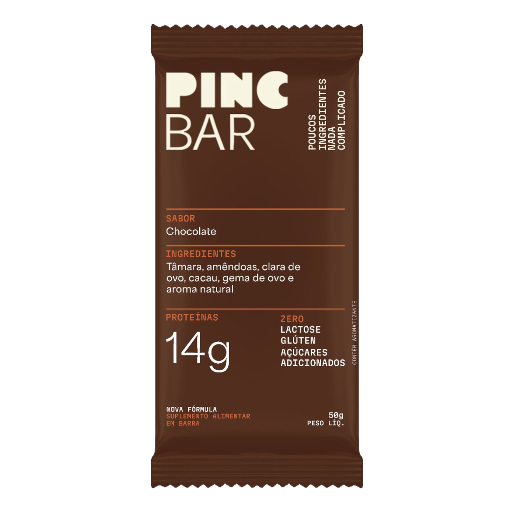Barra de Prote&iacute;na Chocolate Pincbar 50g