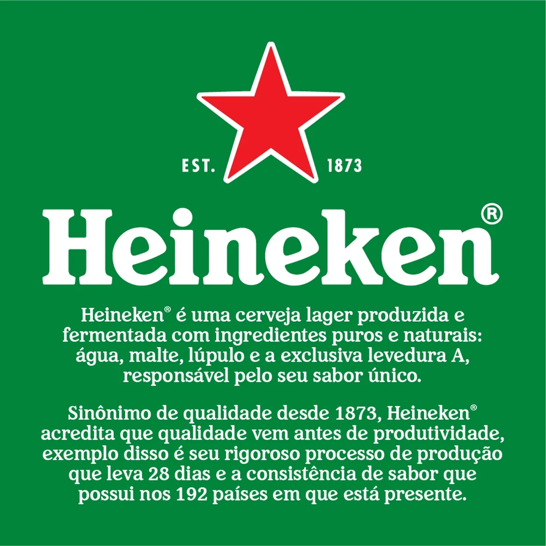 Cerveja Lager Puro Malte Heineken Lata 473ml