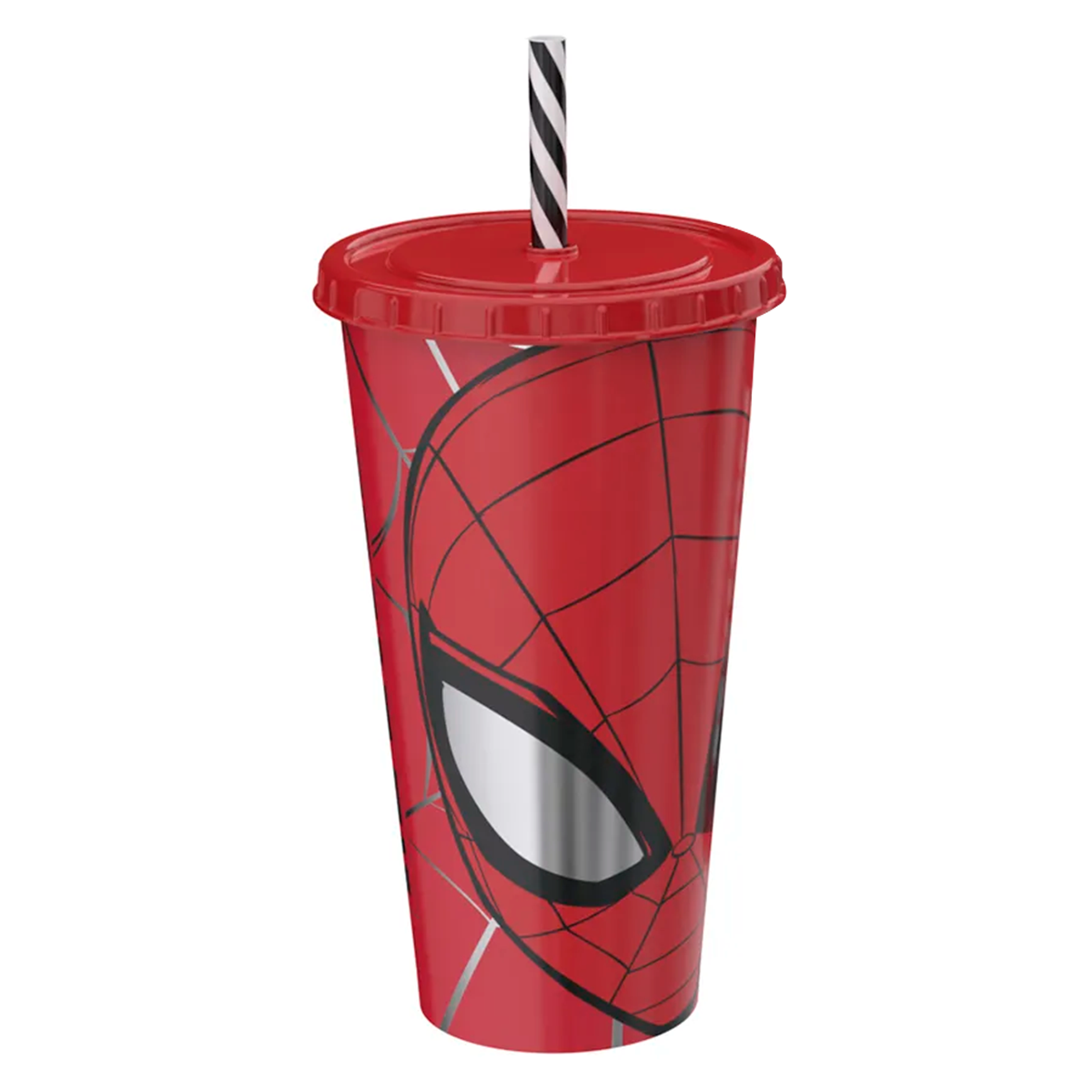 Copo Refri Homem Aranha Plas&uacute;til 500ml - Sortido