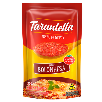 Molho de Tomate Bolonhesa Tarantella Sachê 300g