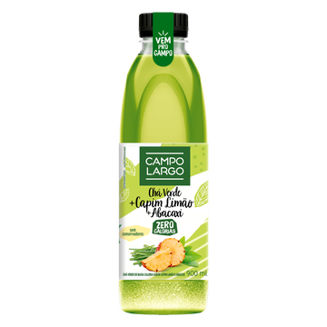 Chá Verde Capim Limão e Abacaxi Campo Largo Garrafa 900ml