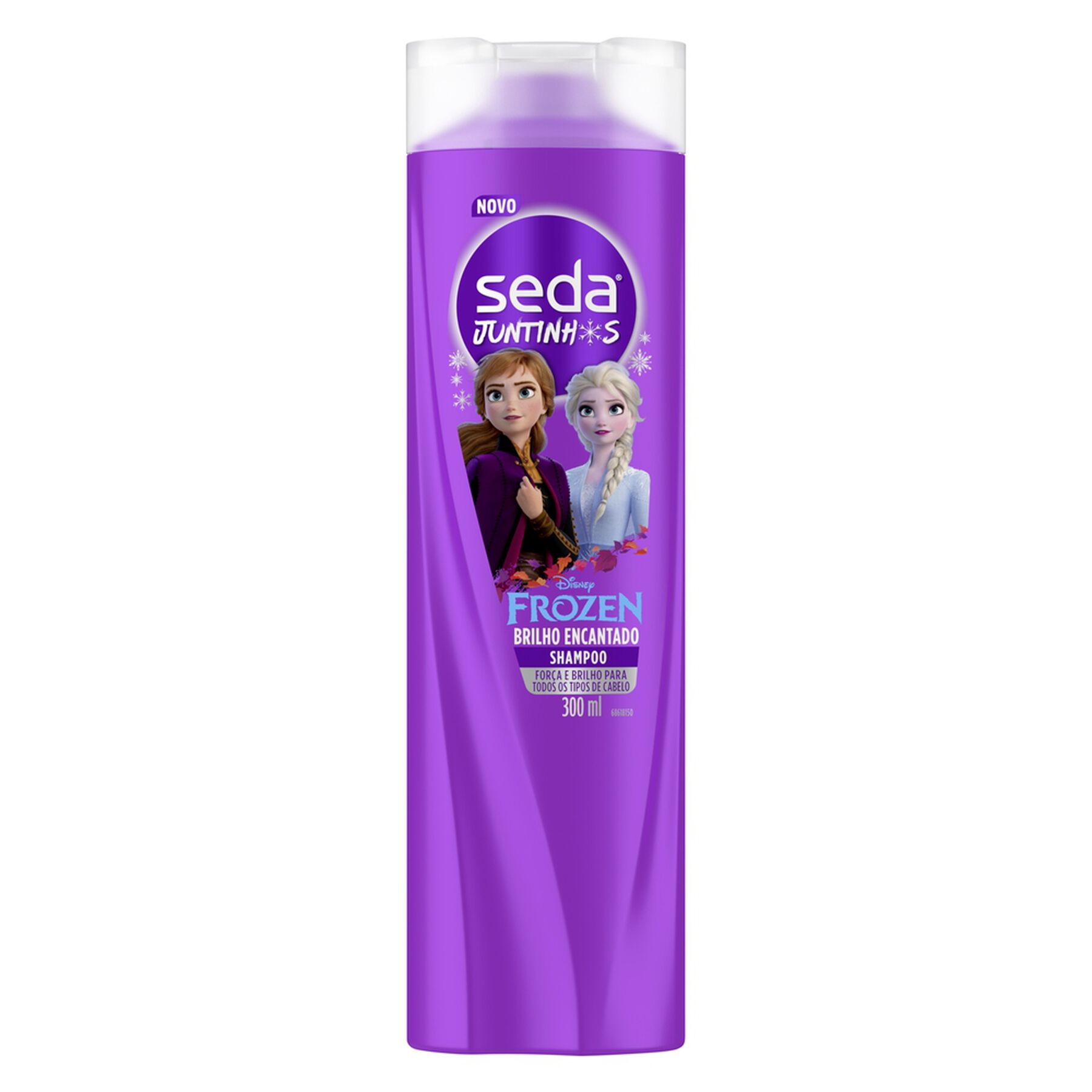 Shampoo Infantil Frozen Brilho Encantado Seda Juntinhos Frasco 300ml