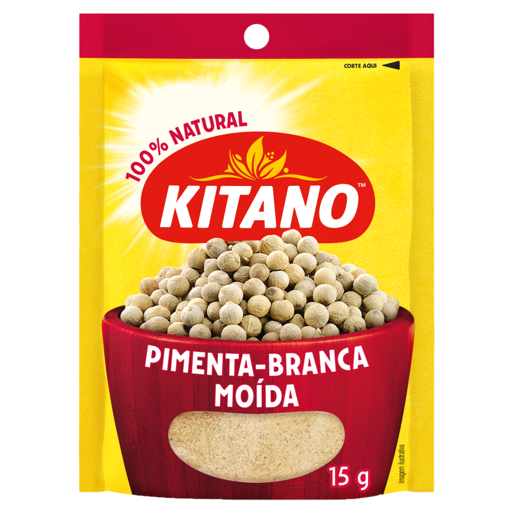 Pimenta-Branca Mo&iacute;da Kitano Sach&ecirc; 15g