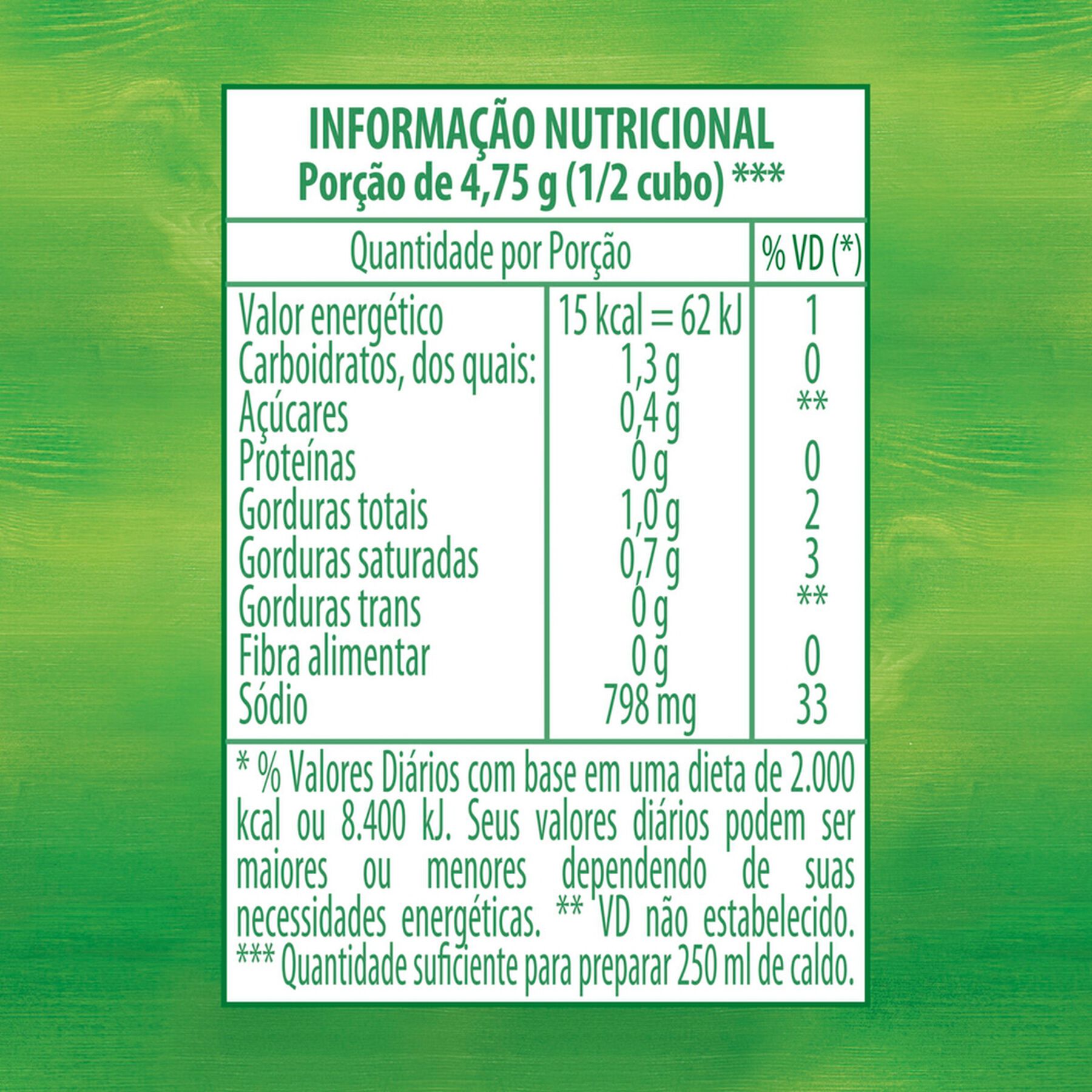 Caldo em Tablete Galinha Knorr Caixa 57g 6 Unidades