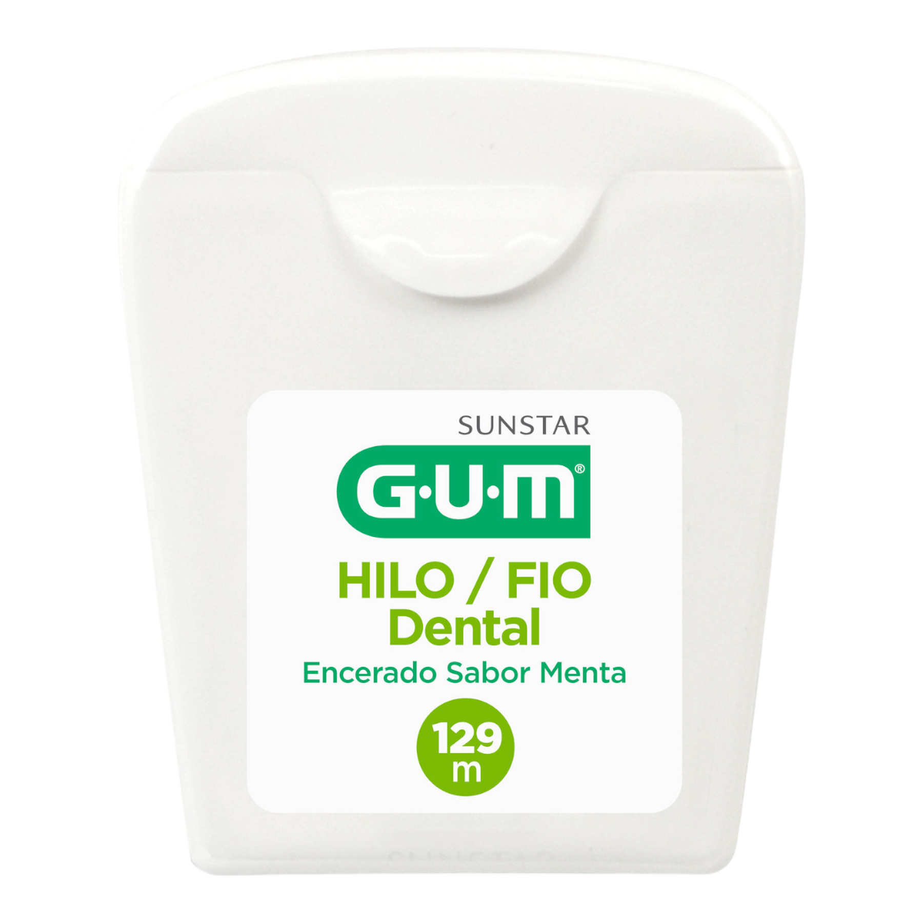Fio Dental Encerado Menta GUM 129m