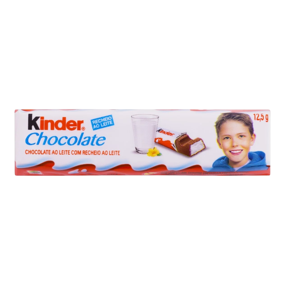 Chocolate ao Leite Kinder Pacote 12,5g