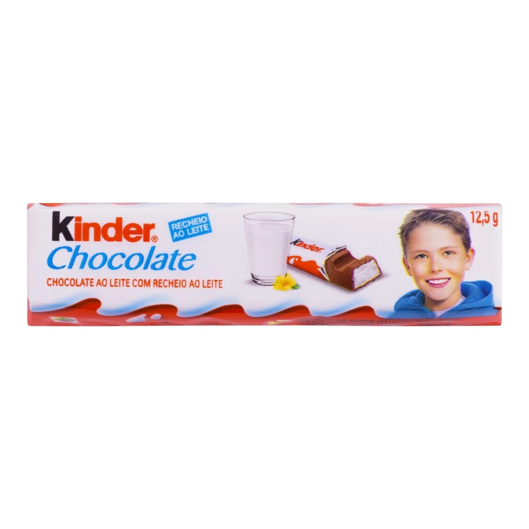 Chocolate ao Leite Kinder Pacote 12,5g