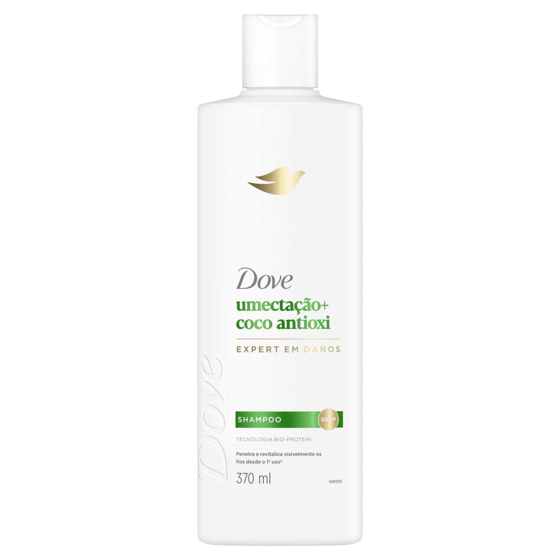 Shampoo Dove Umectação + Coco Antioxi Frasco 370ml