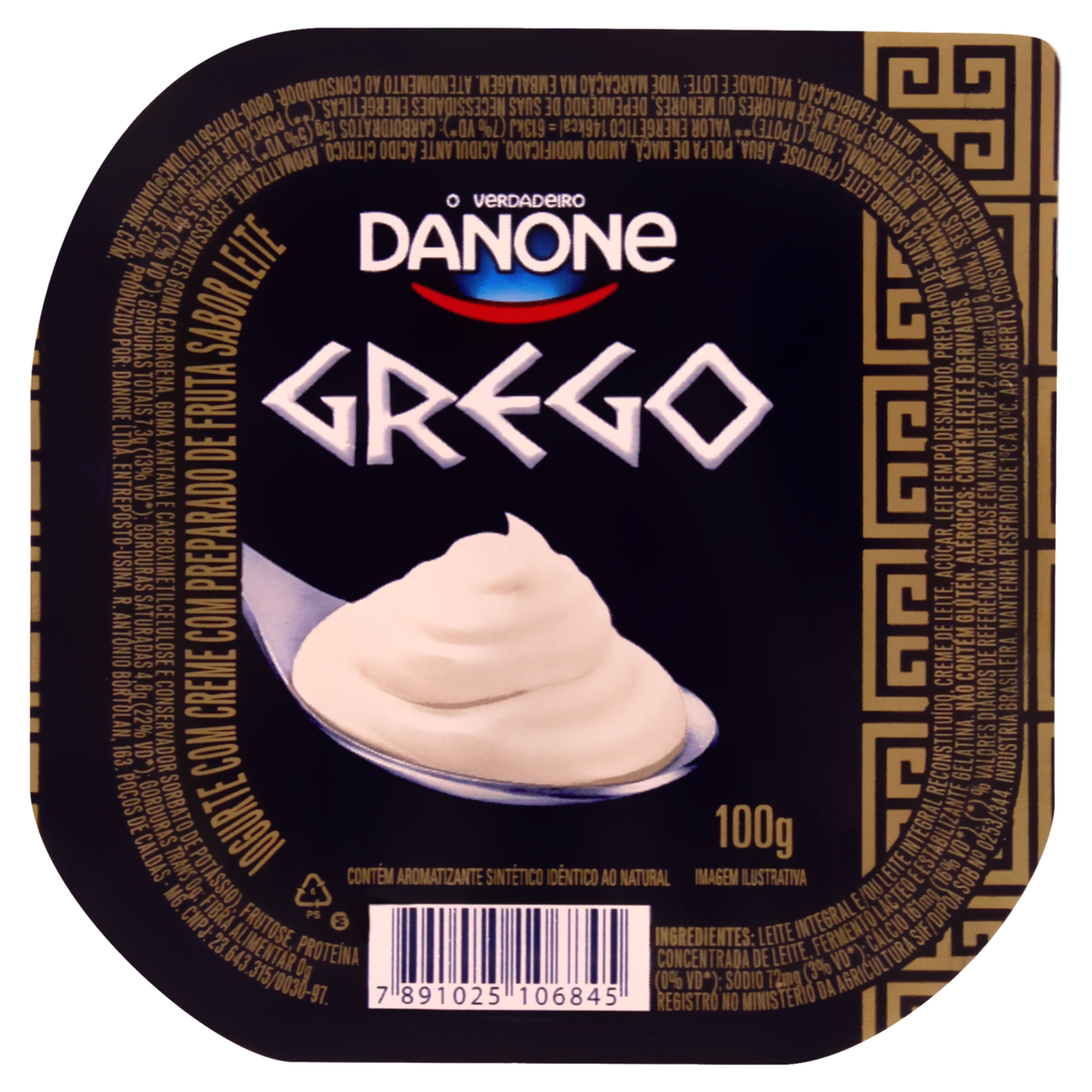 Iogurte Grego Tradicional Danone Pote 100g
