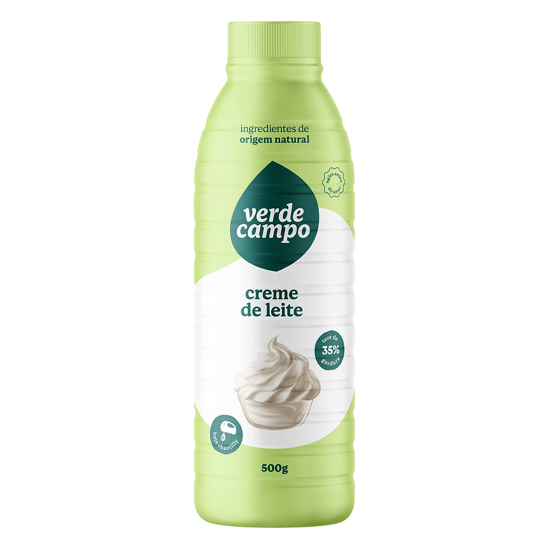 Creme de Leite Verde Campo Garrafa 500g