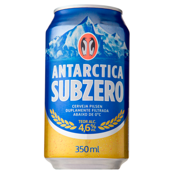 Cerveja Antarctica Sub Zero Lata 350ml